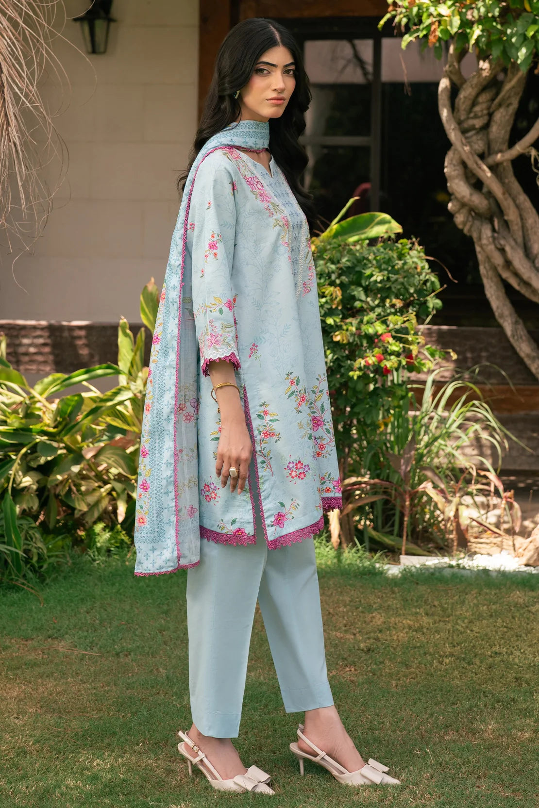 Rashid | Orissa Permium Embroidered Lawn | 3755