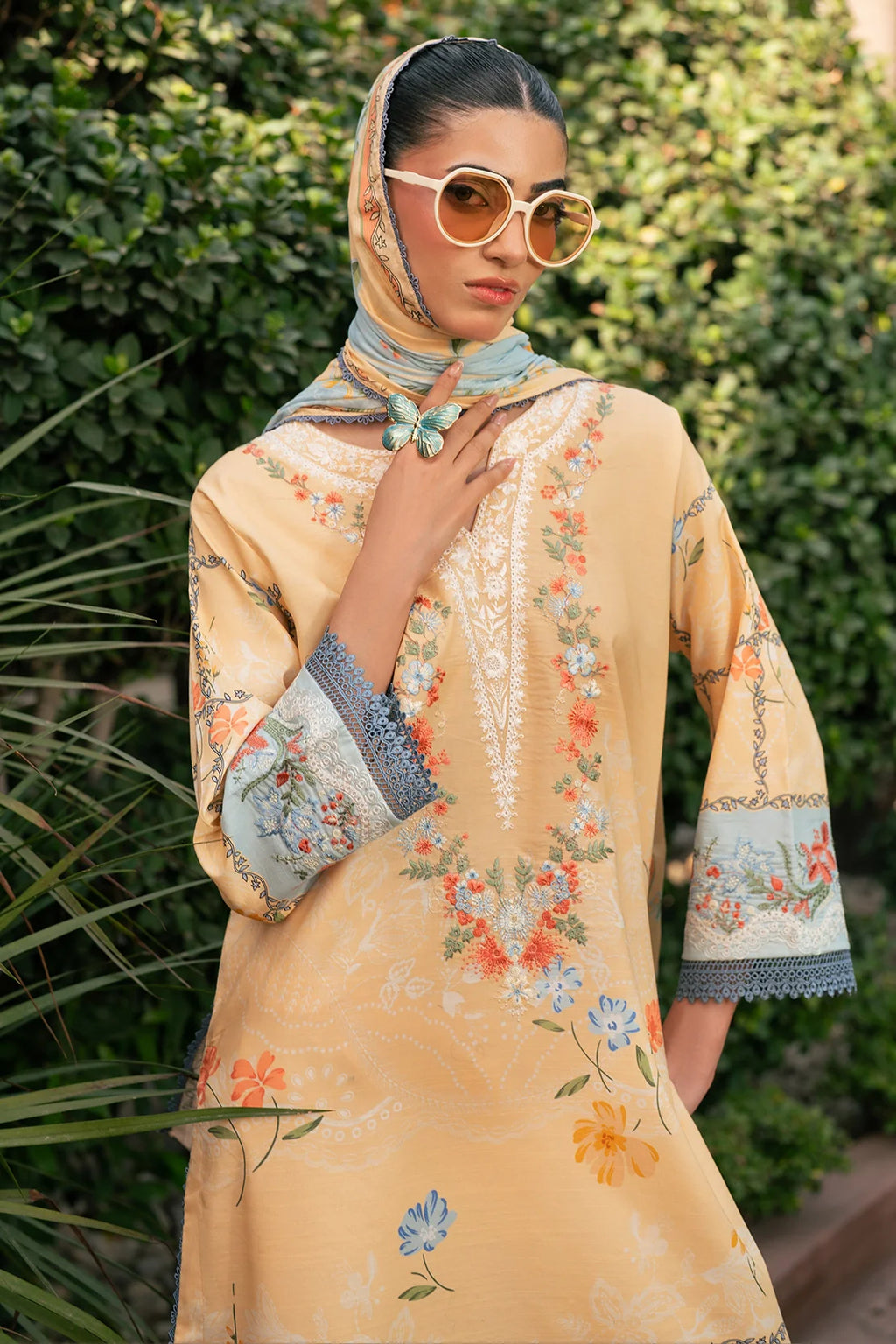 Rashid | Orissa Permium Embroidered Lawn | 3757
