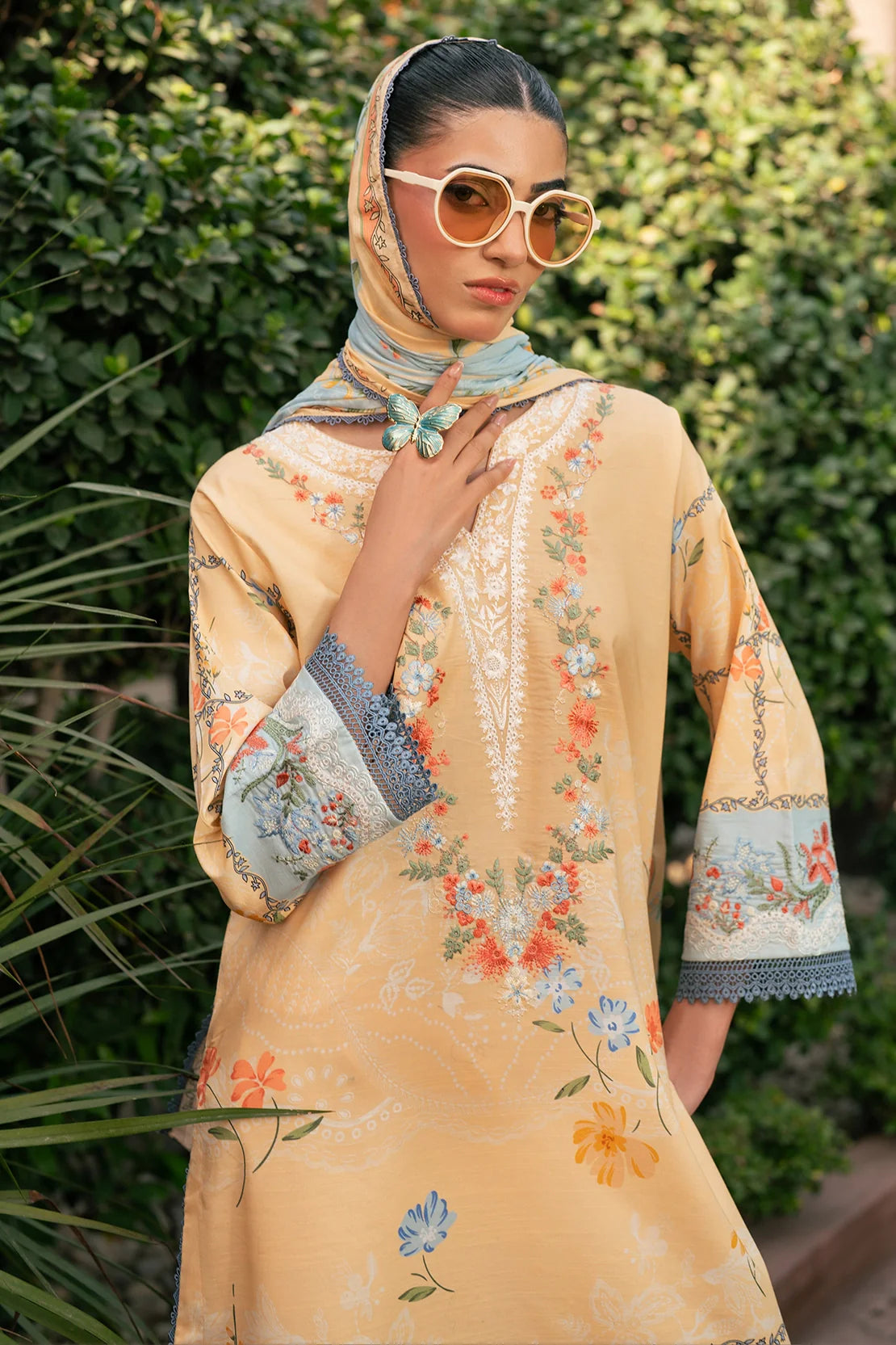 Rashid | Orissa Permium Embroidered Lawn | 3757