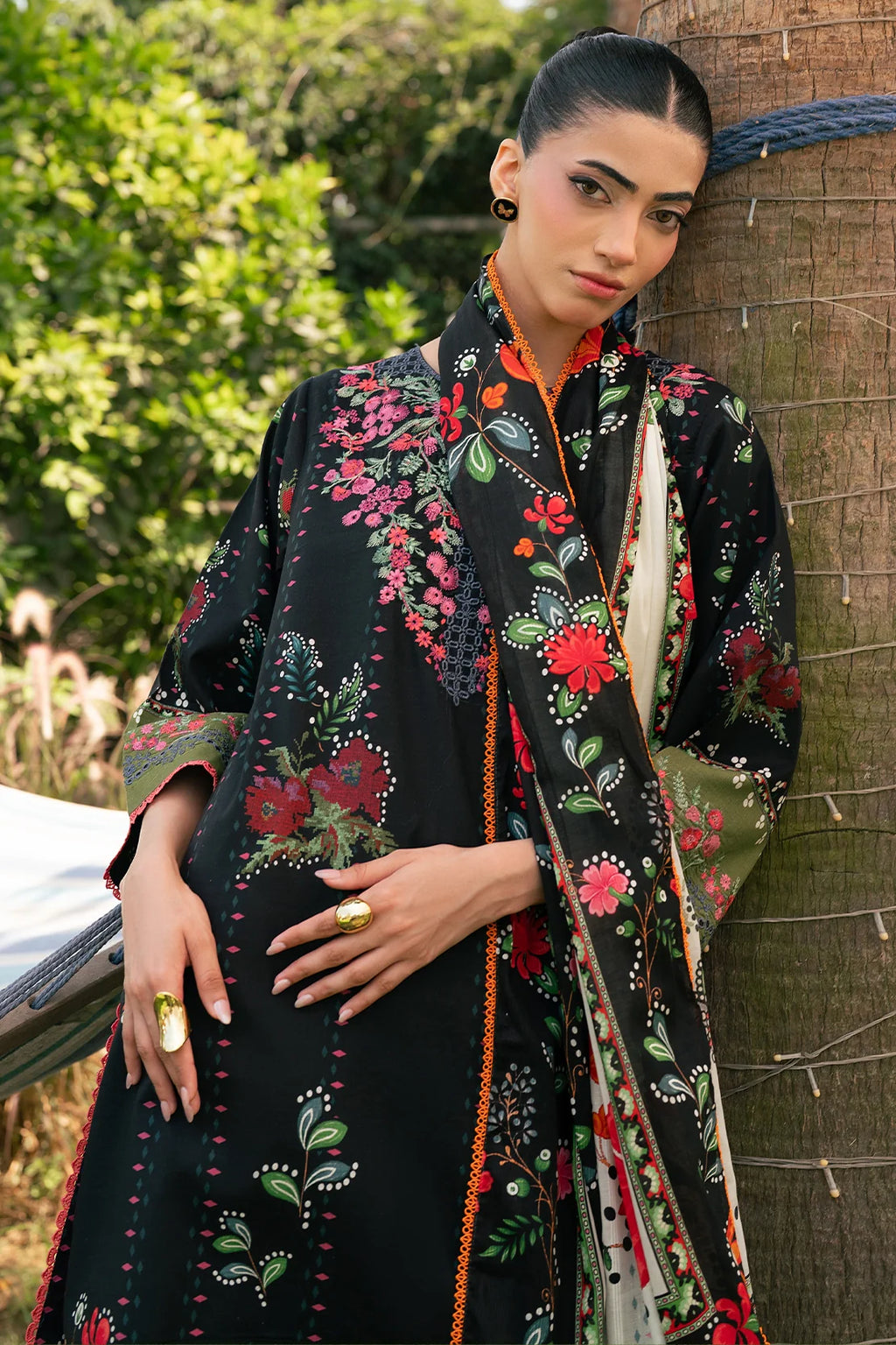 Rashid | Orissa Permium Embroidered Lawn | 3758