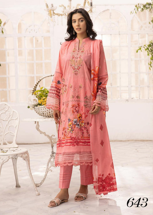 Shaista | Embroidered Lawn | Heer