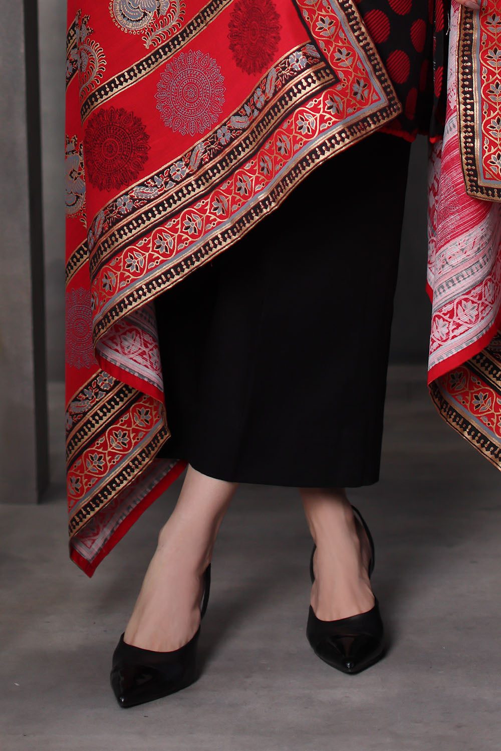 Gul Ahmad | Embroidered Printed Karandi Winter | K-52051