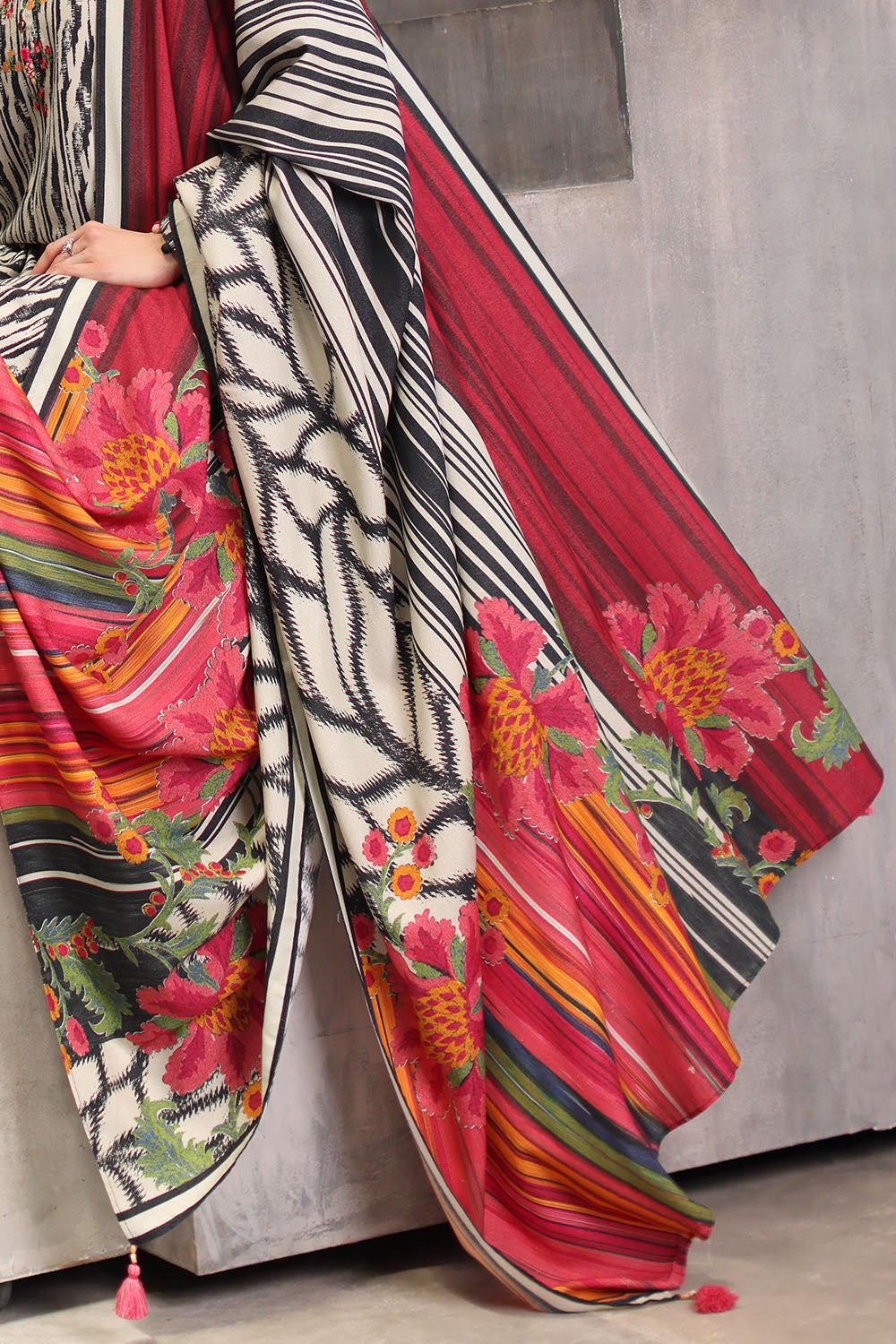 Gul Ahmad | Embroidered Printed Karandi Winter | AY-62010