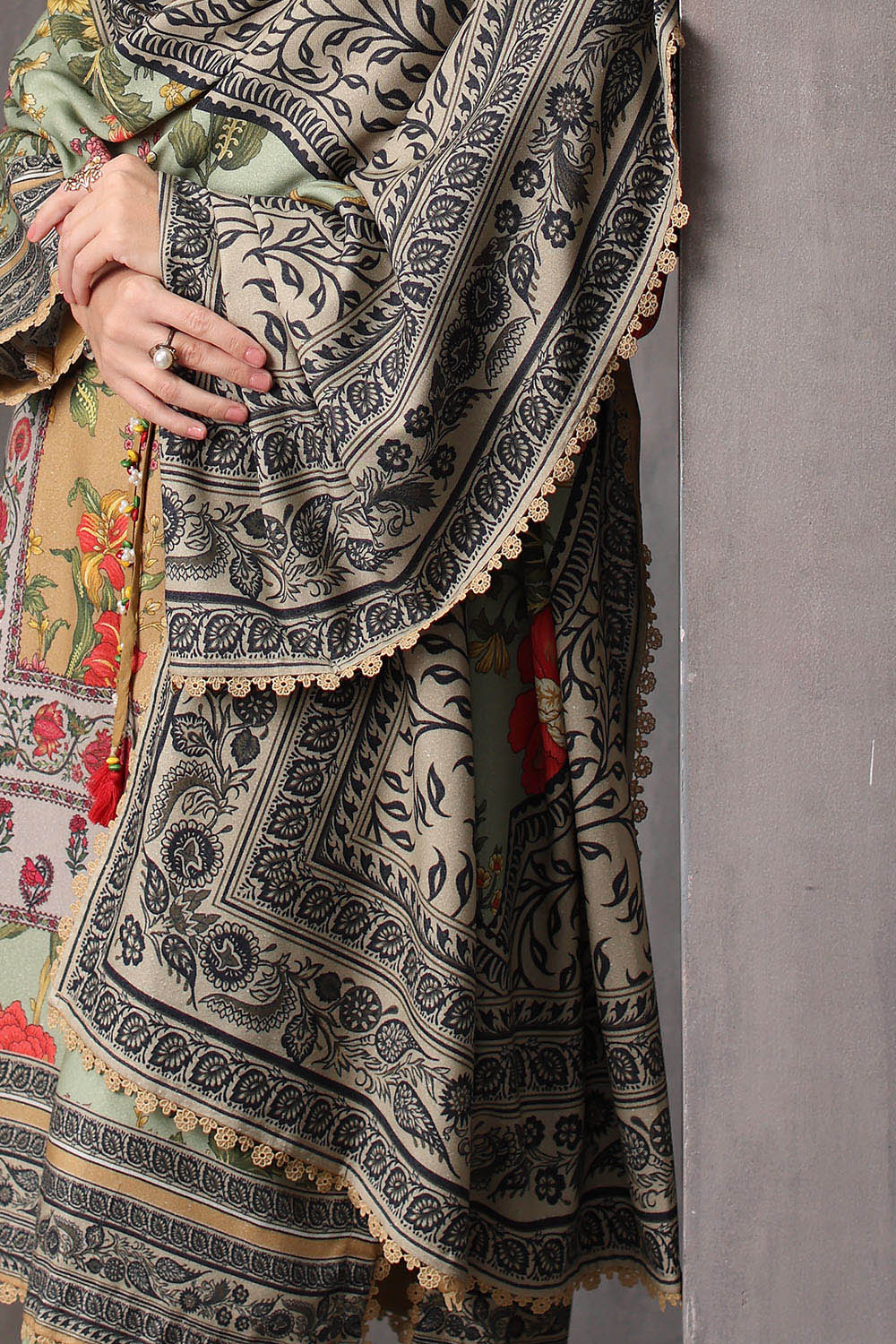 Gul Ahmad | Printed Karandi Winter | AY-62026