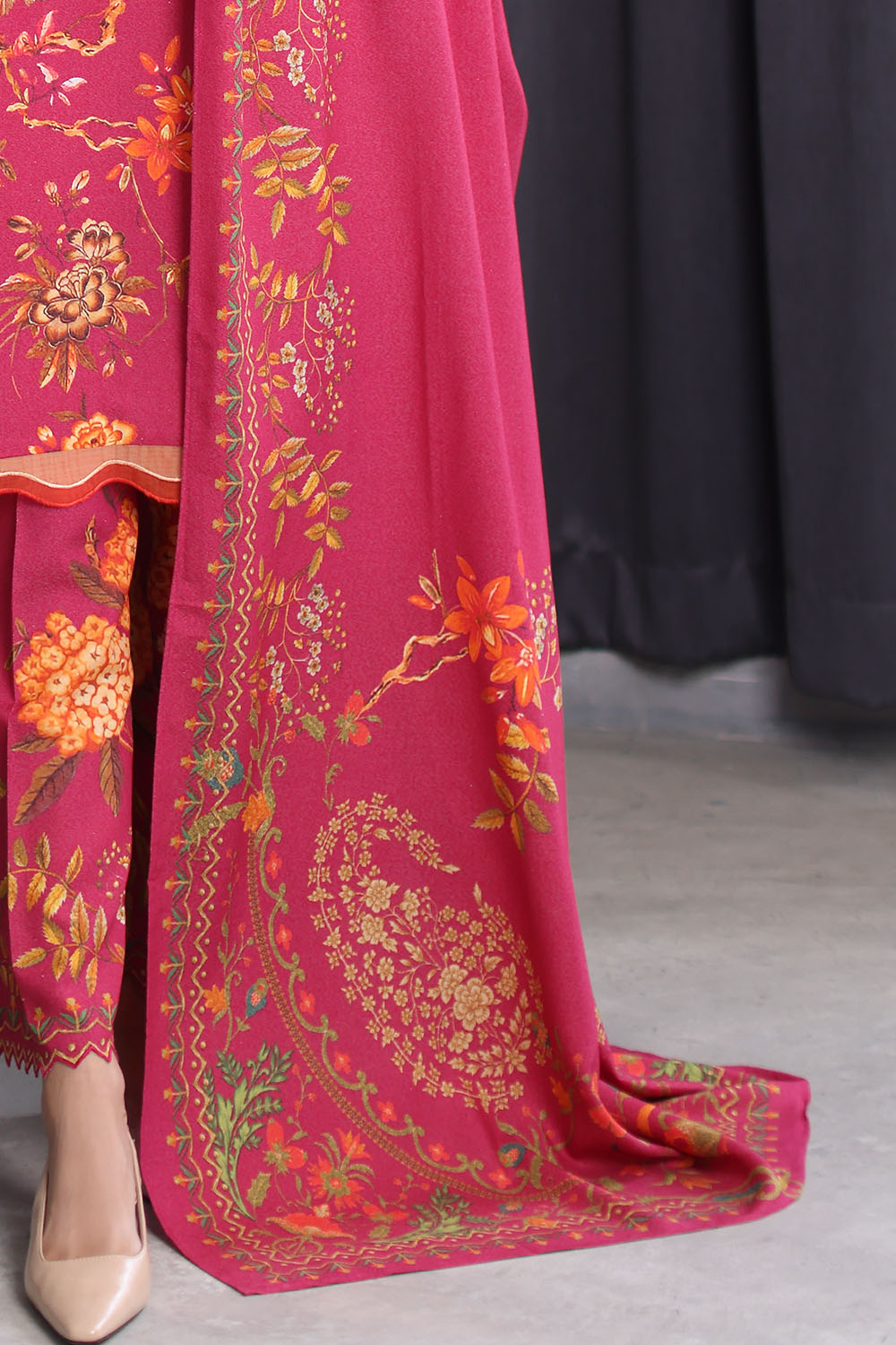 Gul Ahmad | Printed Karandi Winter | AY-62025