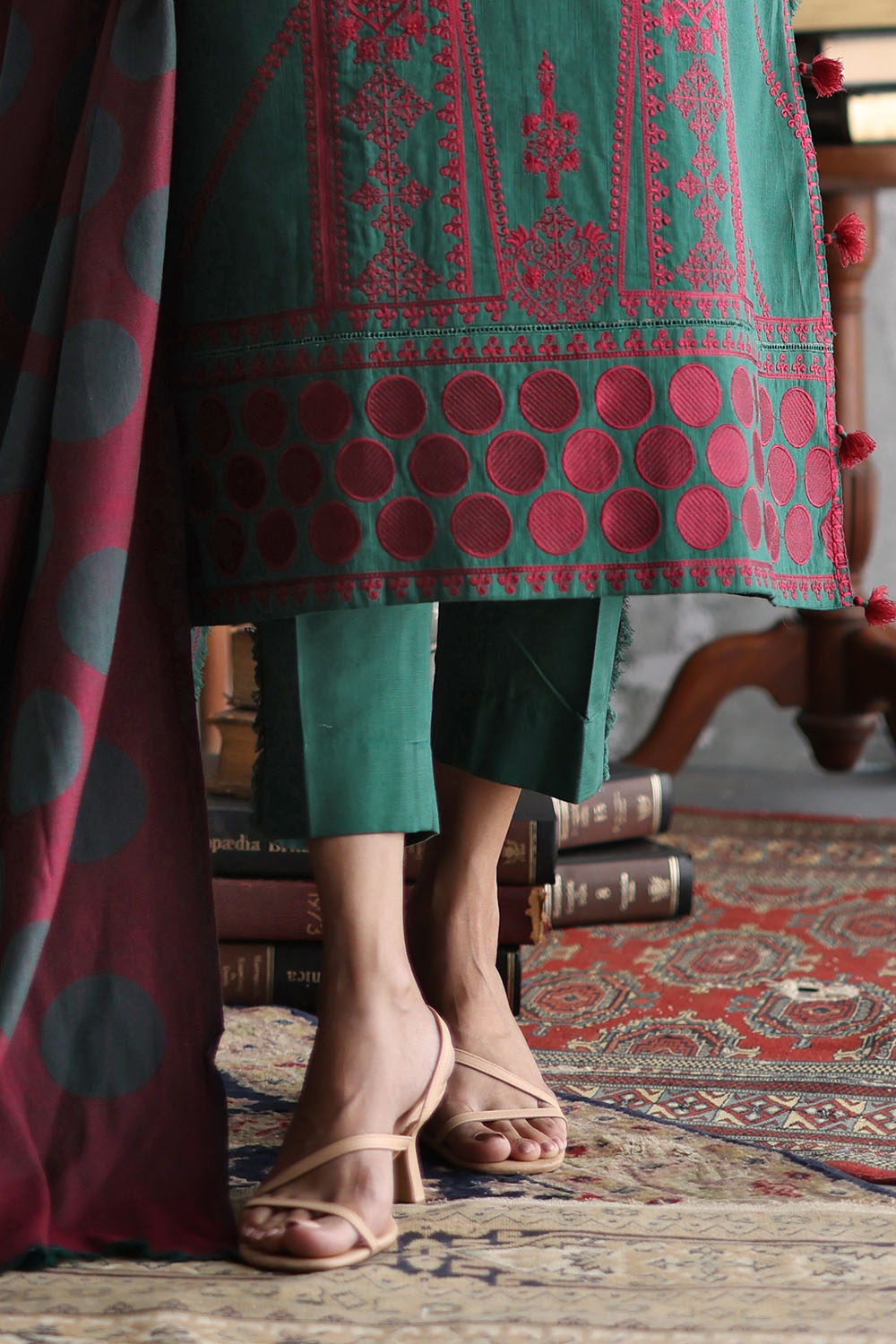 Gul Ahmad | Embroidered Khaddar Winter | AP-62036