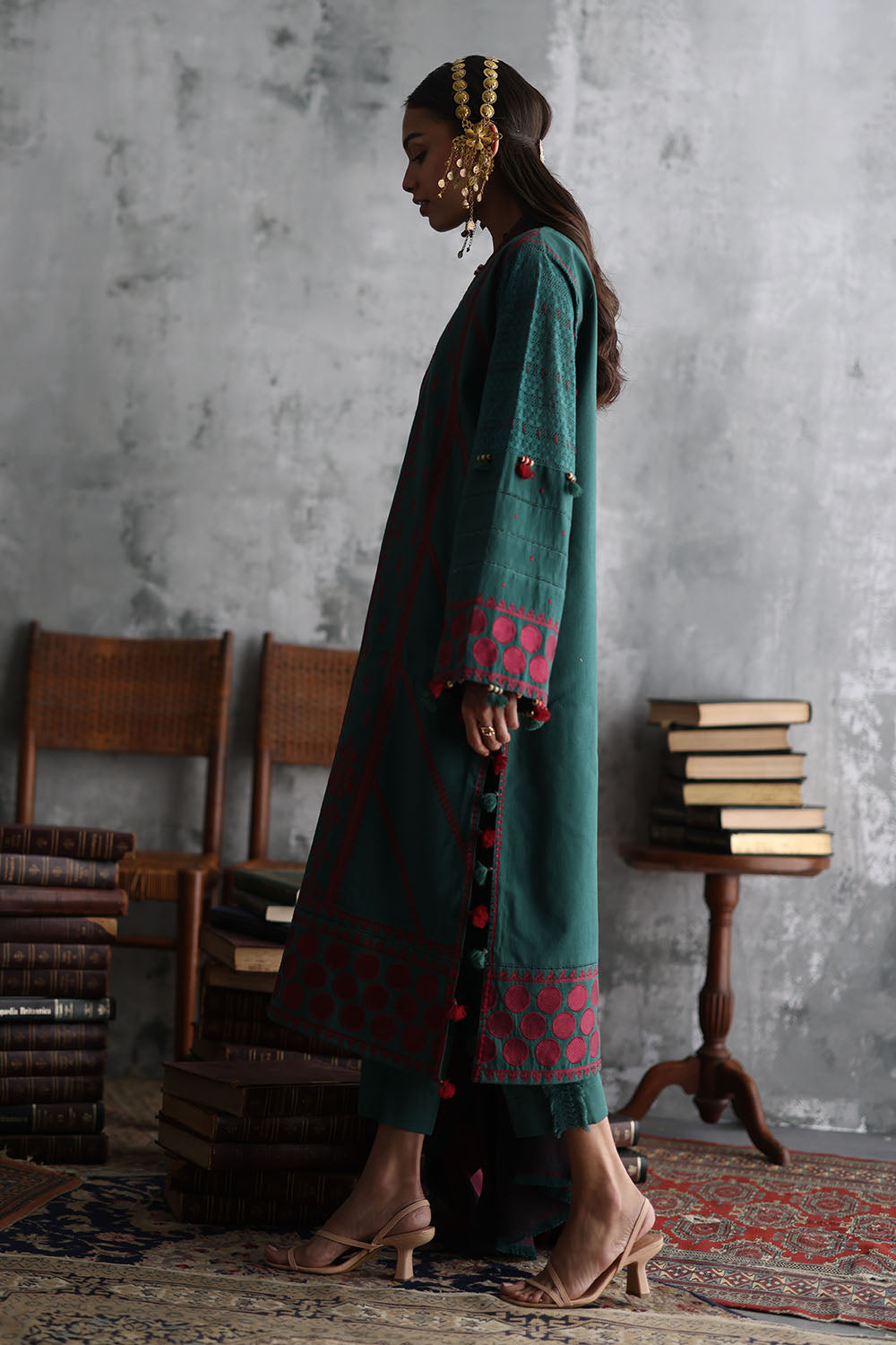 Gul Ahmad | Embroidered Khaddar Winter | AP-62036