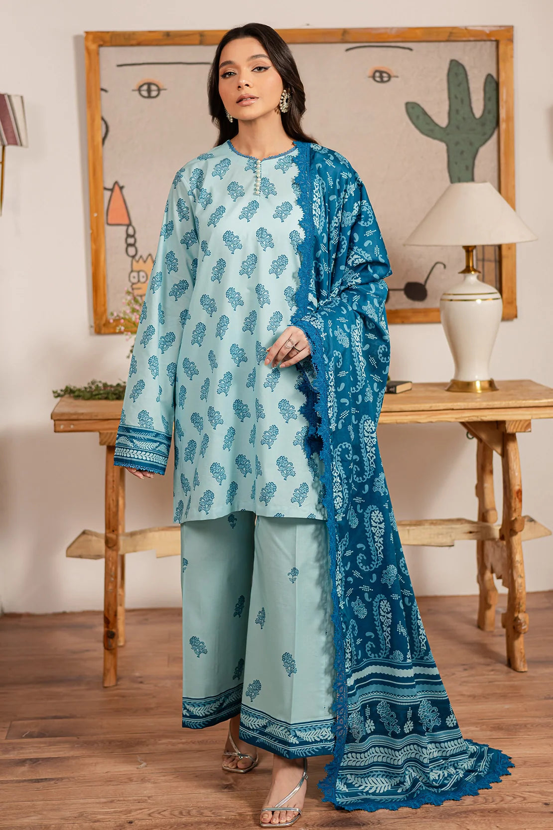 Rashid Textile | Print Diary Lawn | 515