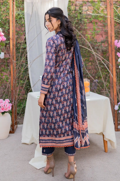 3 Piece - Digitally Printed Lawn - 8768