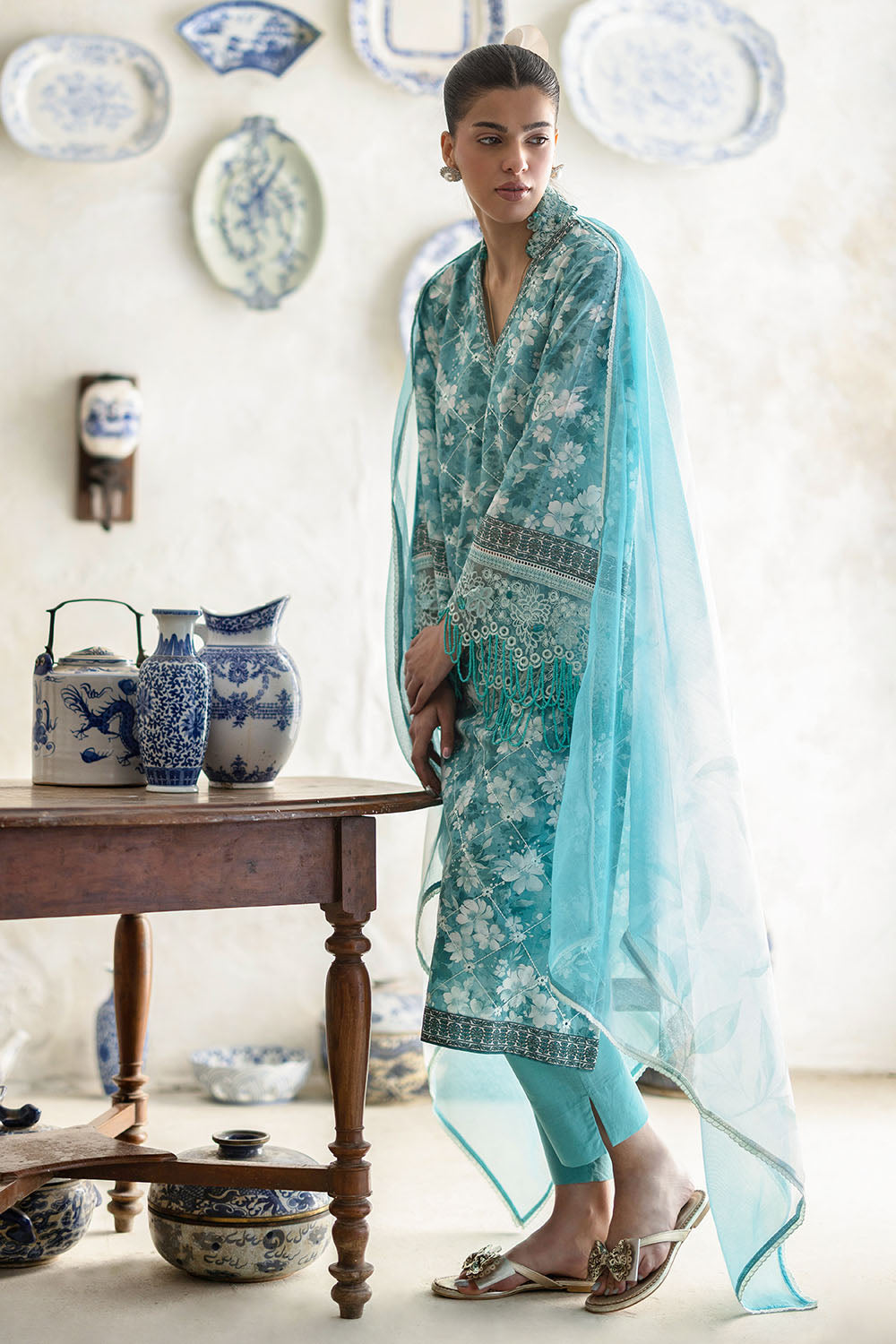 Gul Ahmad | Summer Embroidered Lawn Suit | CN-62002