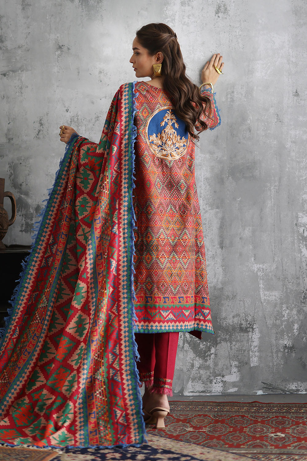 Gul Ahmad | Printed Karandi Winter | AY-62009