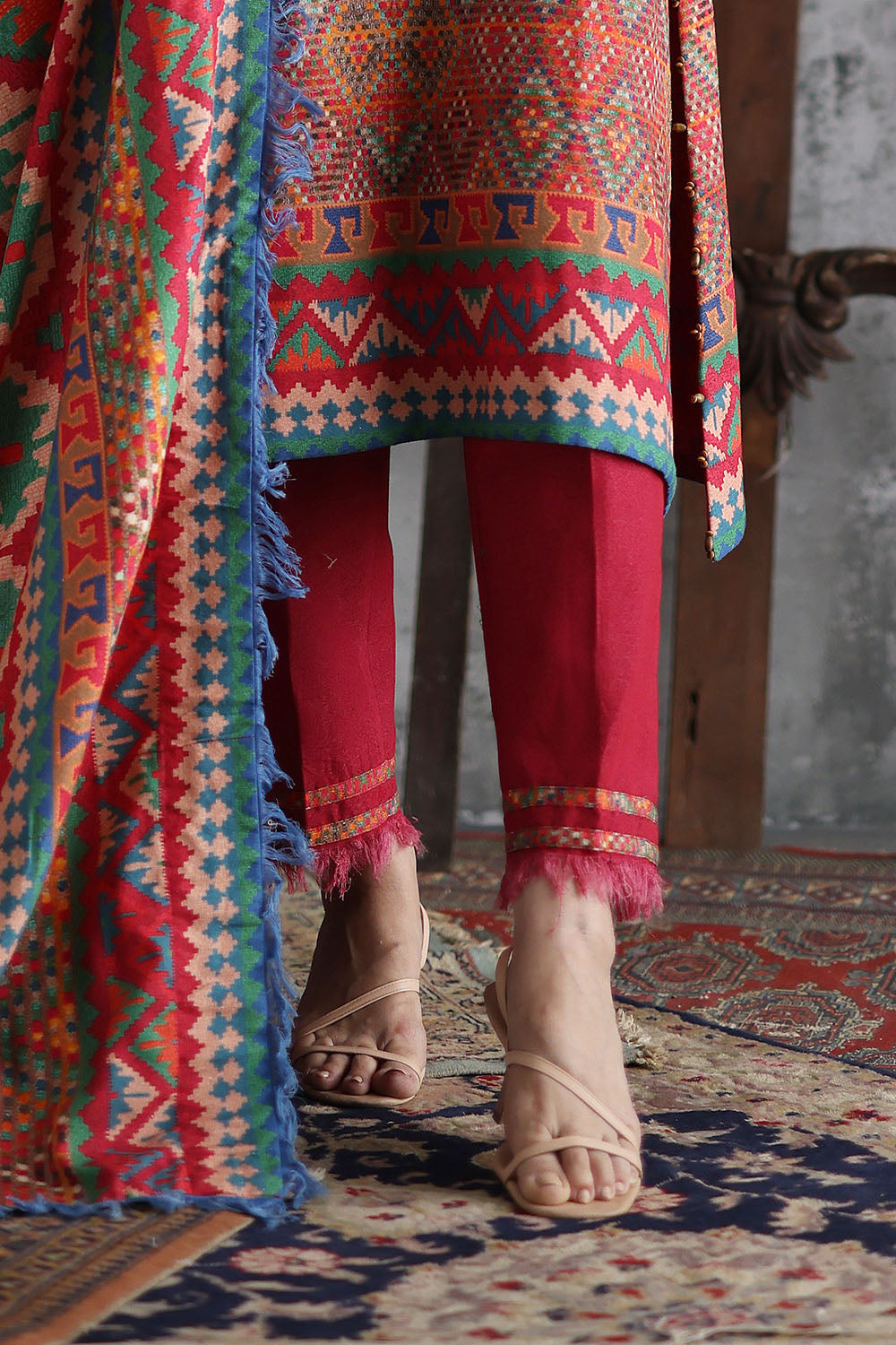 Gul Ahmad | Printed Karandi Winter | AY-62009