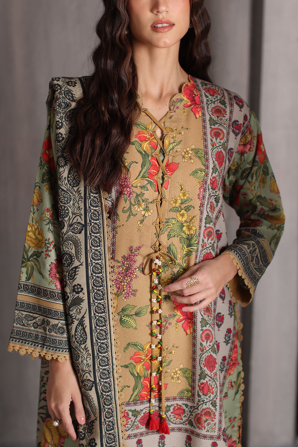 Gul Ahmad | Printed Karandi Winter | AY-62026
