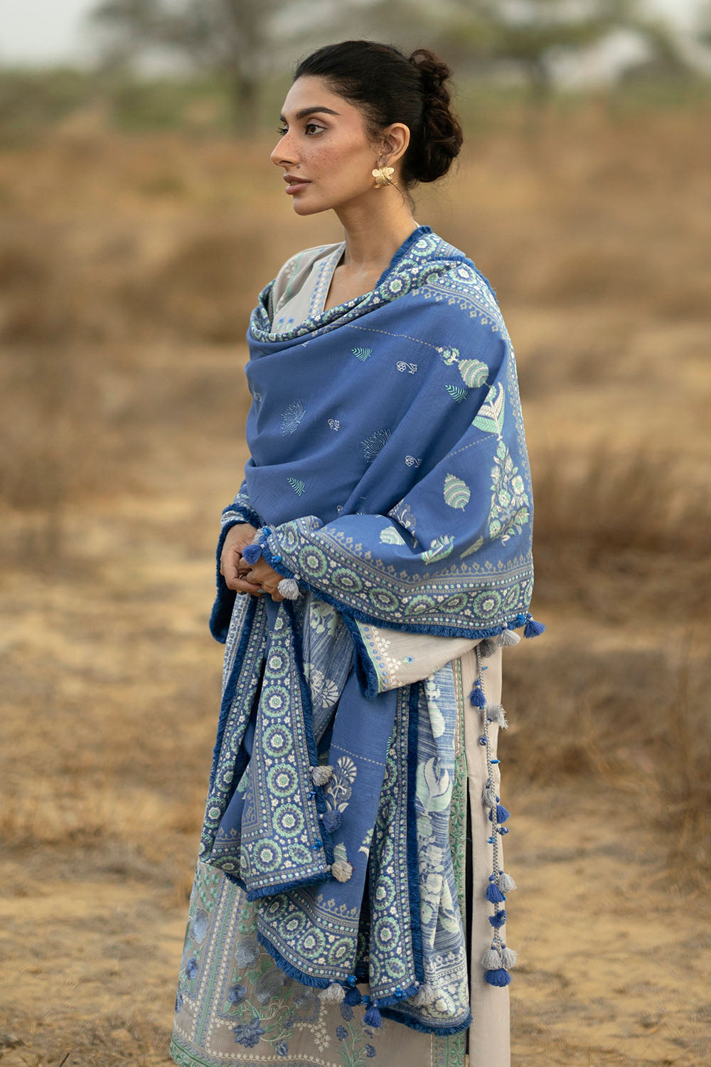 Gul Ahmad | Embroidered Khaddar Winter | K-62010
