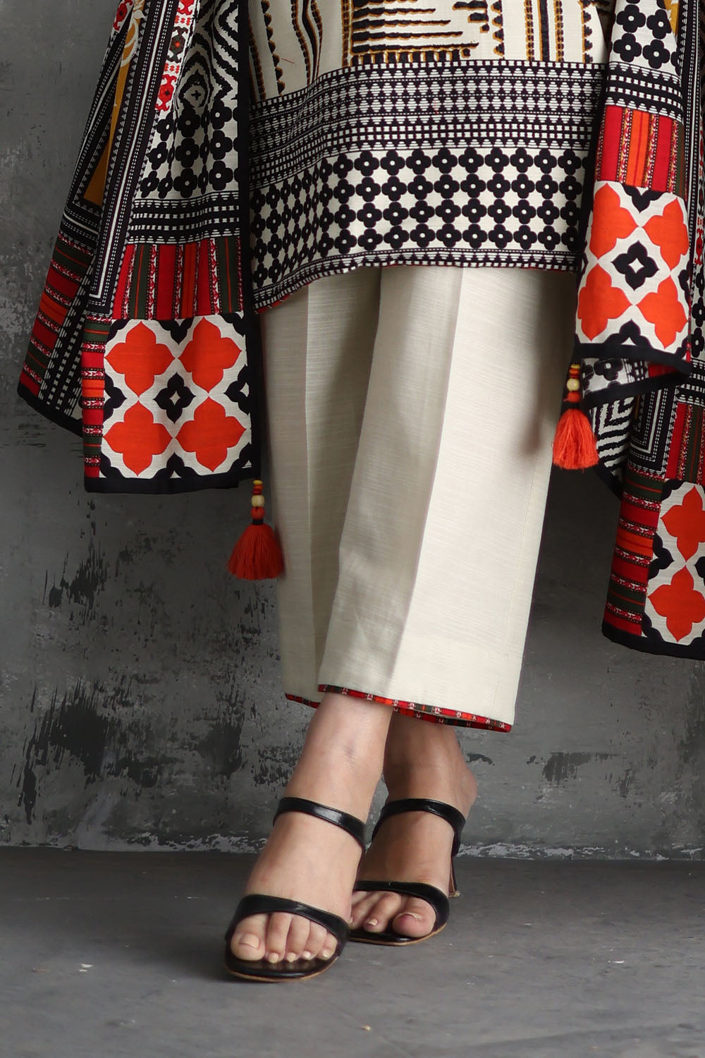 Gul Ahmad | Embroidered Printed Khaddar Winter | K-62044