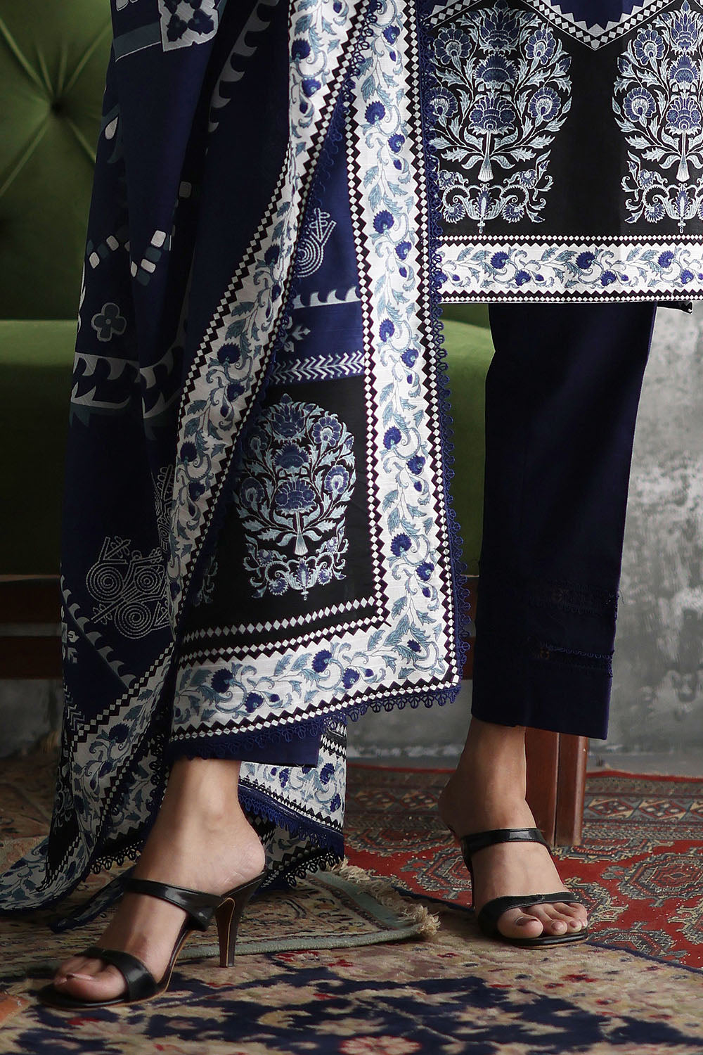 Gul Ahmad | Embroidered Printed Karandi Winter | K-62087