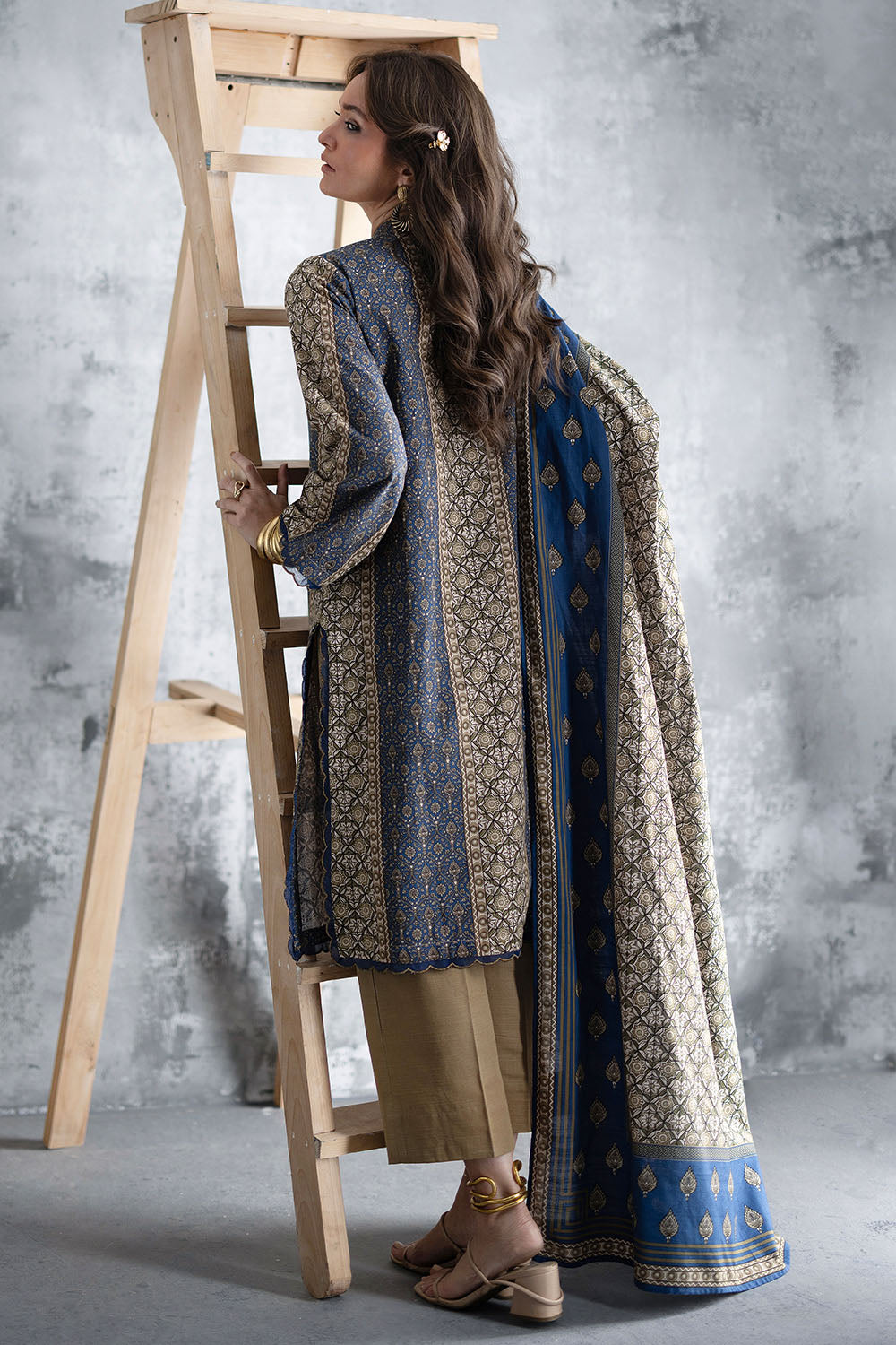 Gul Ahmad | Embroidered Khaddar Winter | K-52002