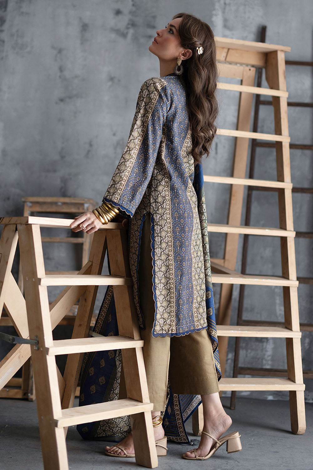 Gul Ahmad | Embroidered Khaddar Winter | K-52002