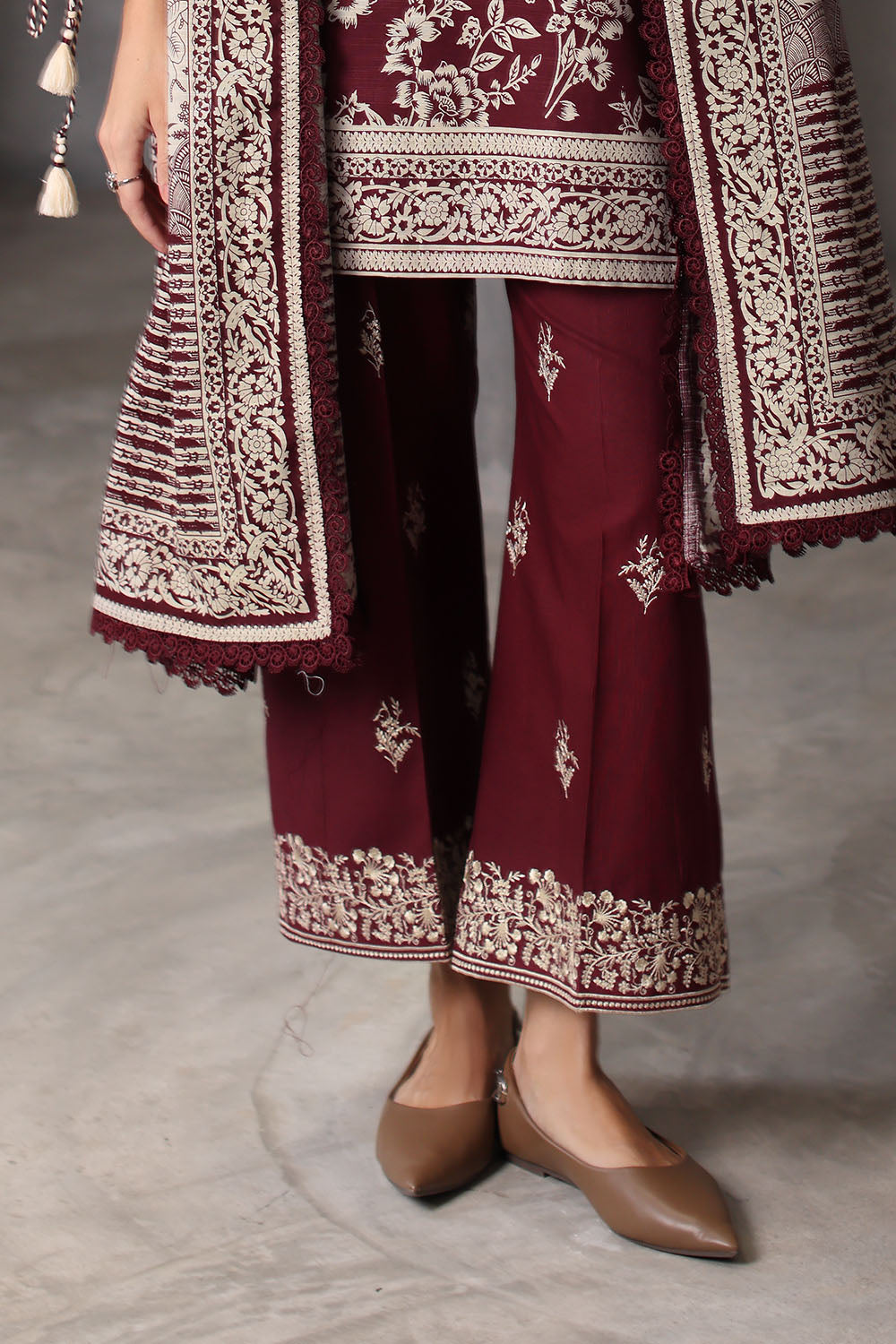 Gul Ahmad | Embroidered Khaddar Winter | K-62058