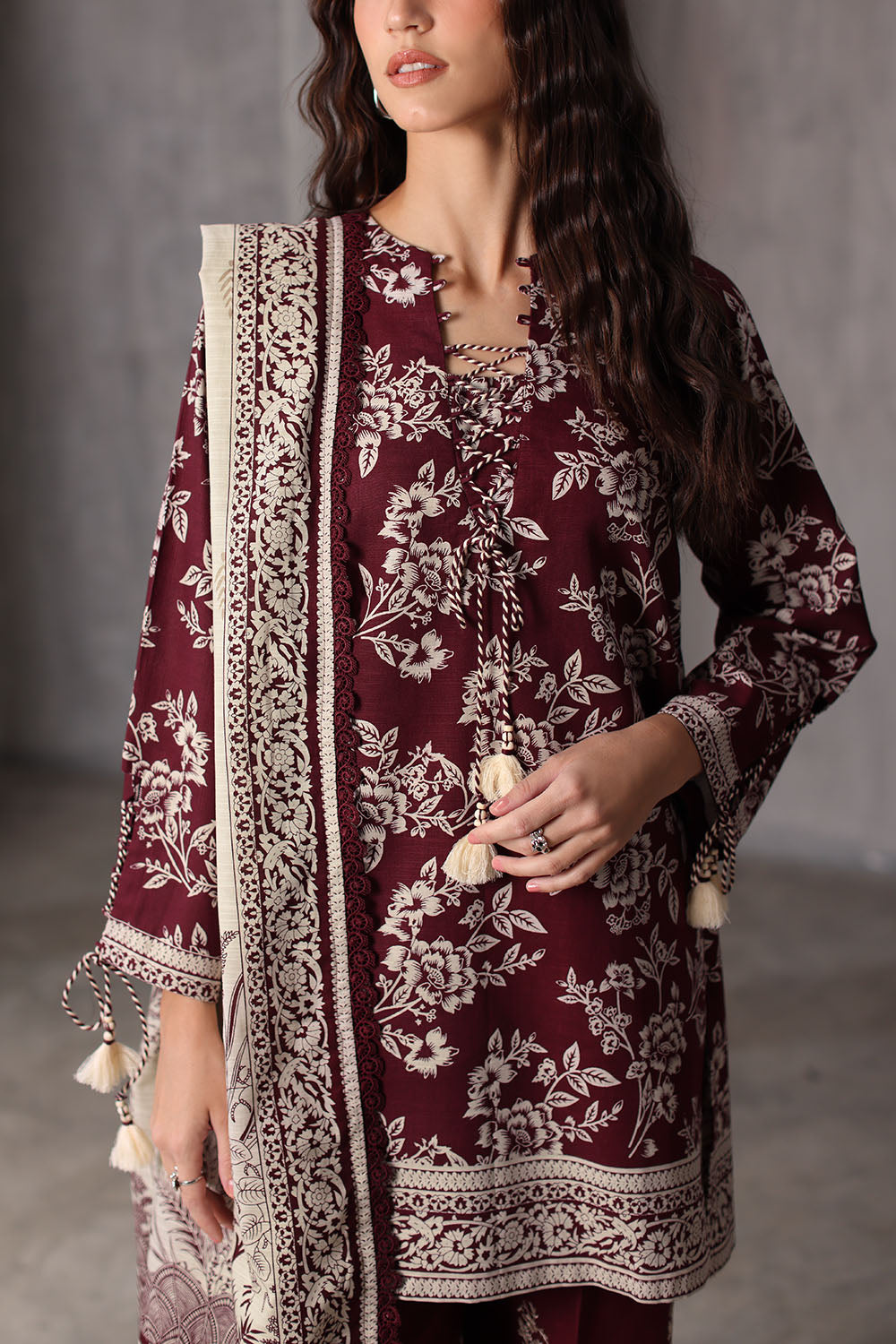 Gul Ahmad | Embroidered Khaddar Winter | K-62058