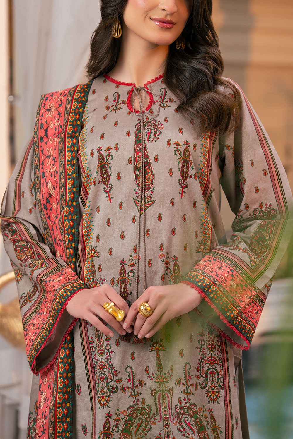 Gul Ahmed | Botanical 26' - 3 Piece Printed Lawn | CH-62002