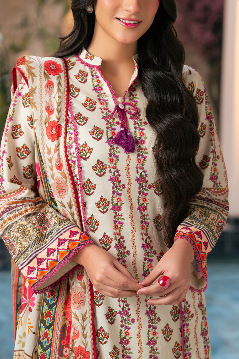 Gul Ahmed | Botanical 26' - 3 Piece Printed Lawn | CH-62007