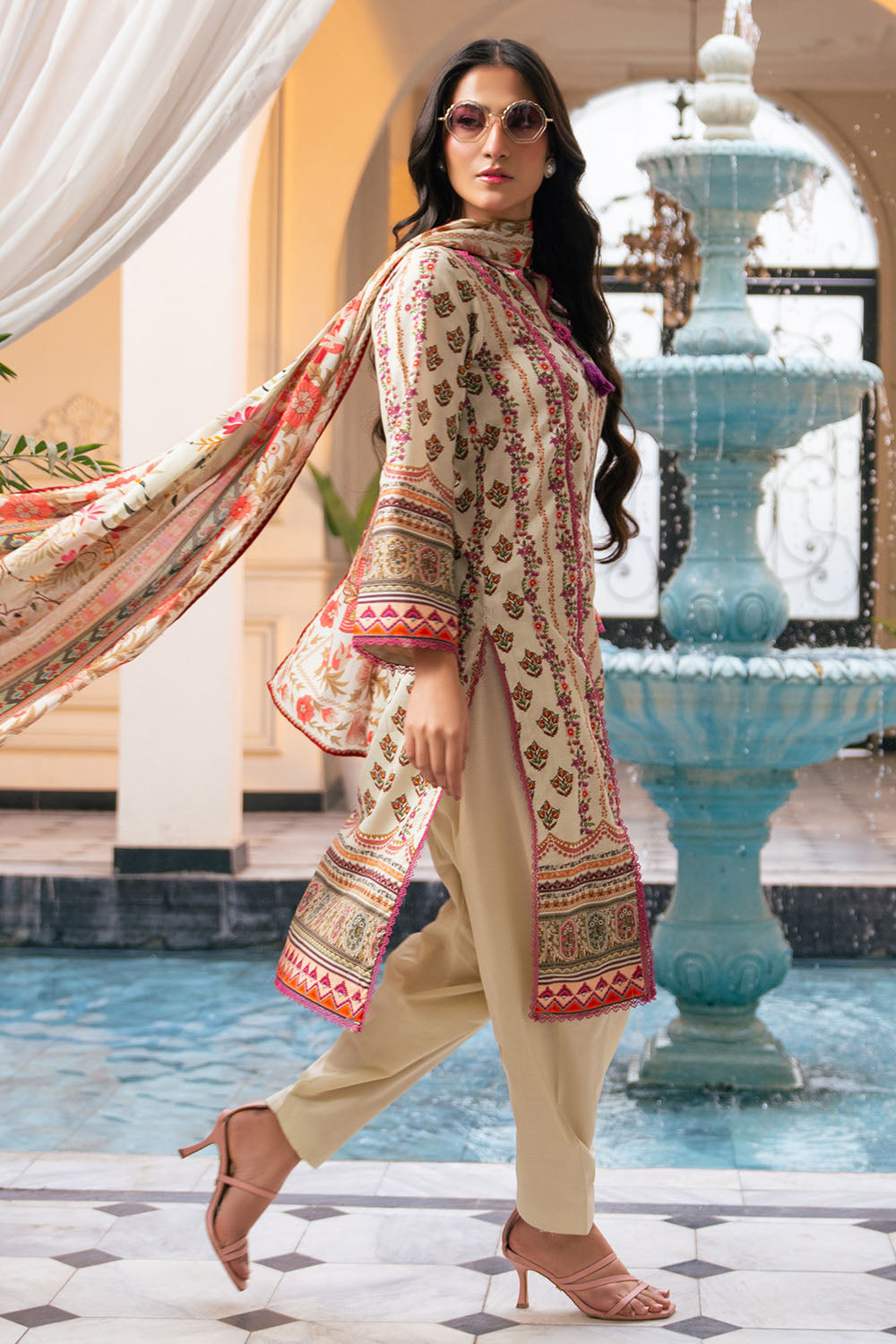 Gul Ahmed | Botanical 26' - 3 Piece Printed Lawn | CH-62007