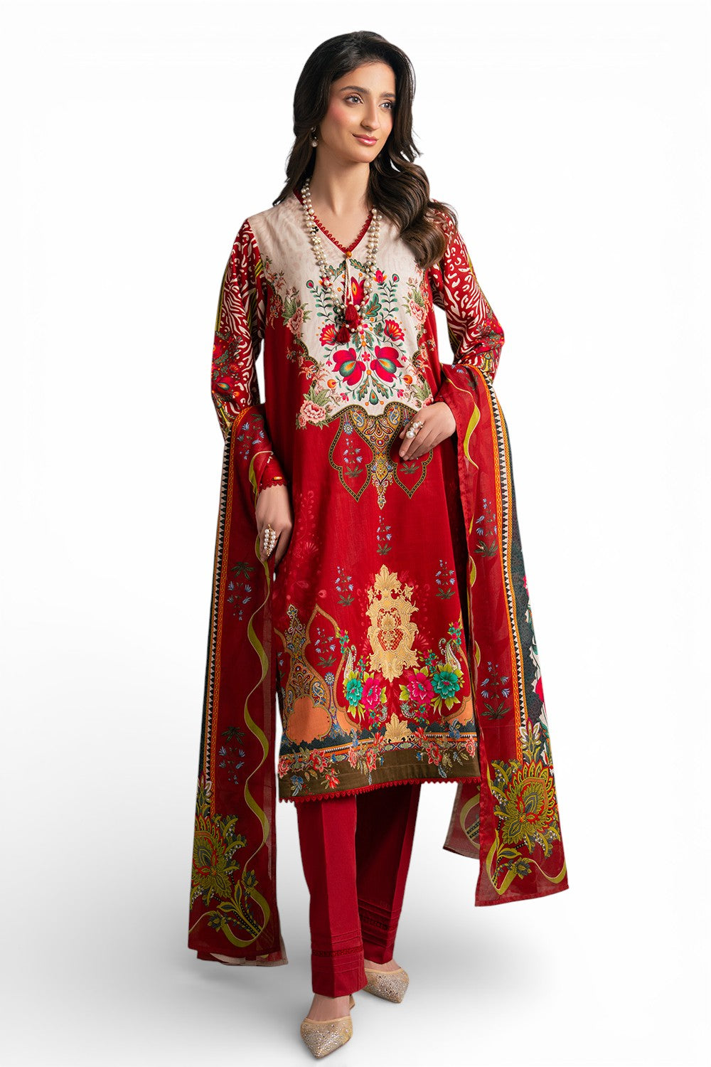 Gul Ahmed | Botanical 26' - 3 Piece Printed Lawn | CH-62009