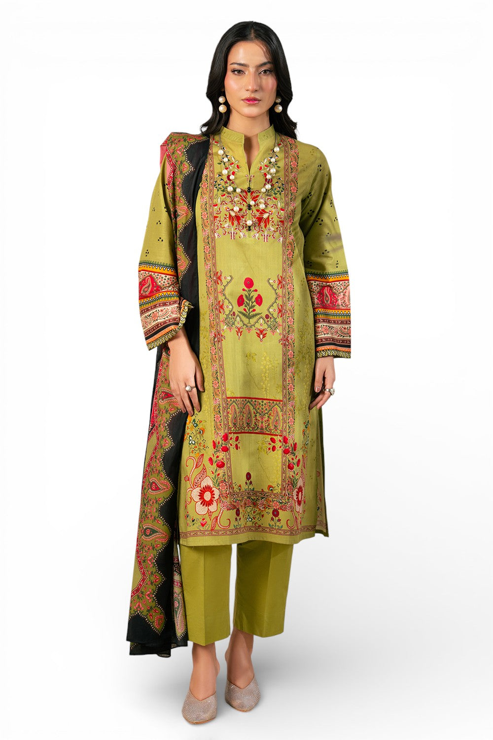Gul Ahmed | Botanical 26' - 3 Piece Printed Lawn | CH-62013