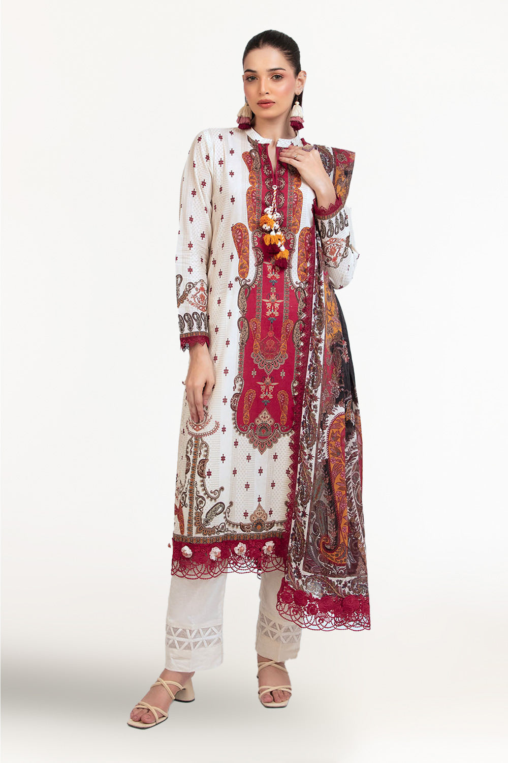 Gul Ahmed | Floral Blush 26' - Printed Lawn | CL-62076 A