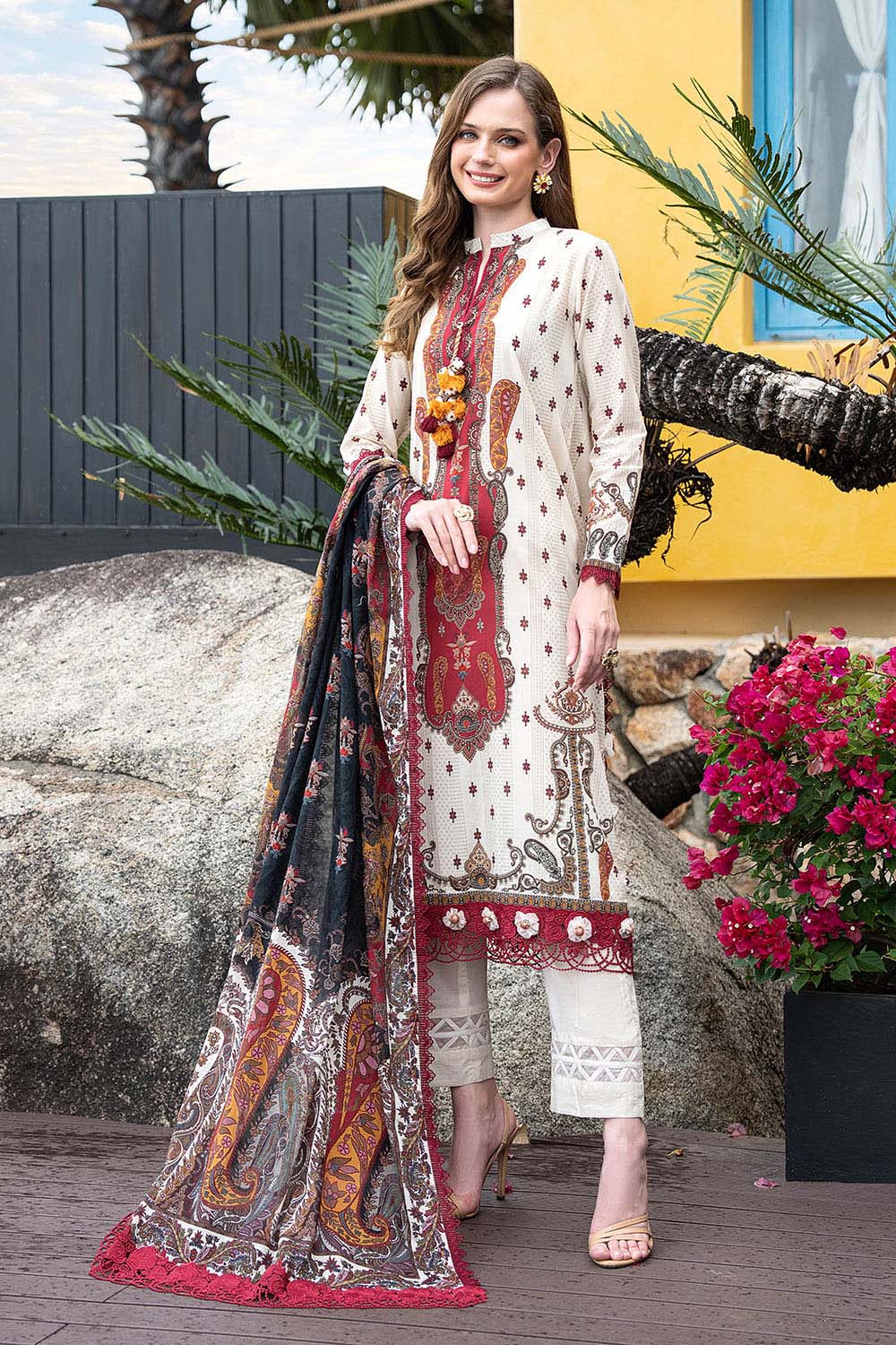 Gul Ahmed | Floral Blush 26' - Printed Lawn | CL-62076 A