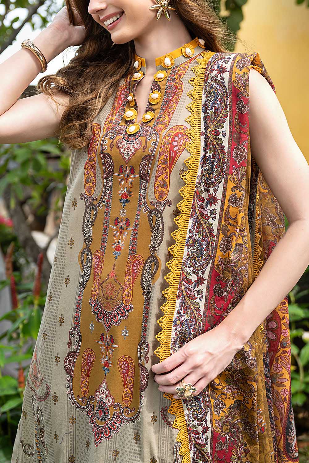 Gul Ahmed | Floral Blush 26' - Printed Lawn | CL-62076 B