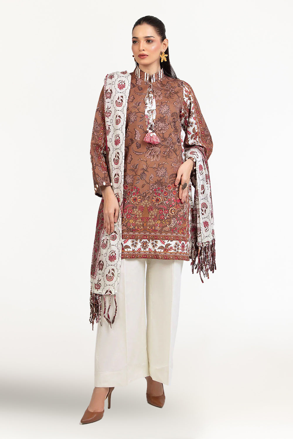Gul Ahmed | Floral Blush 26' - Printed Lawn | CL-62077 B