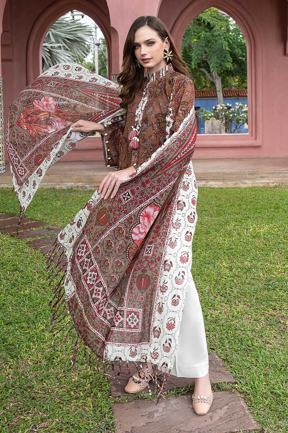 Gul Ahmed | Floral Blush 26' - Printed Lawn | CL-62077 B