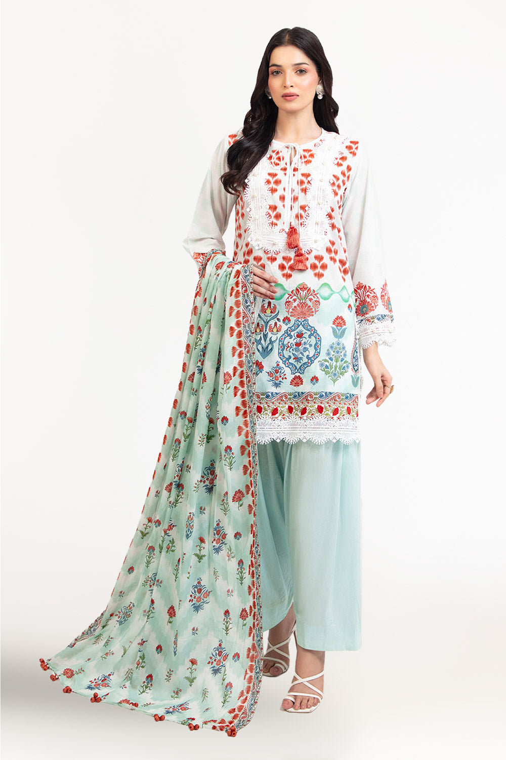Gul Ahmed | Floral Blush 26' - Printed Lawn | CL-62080 A