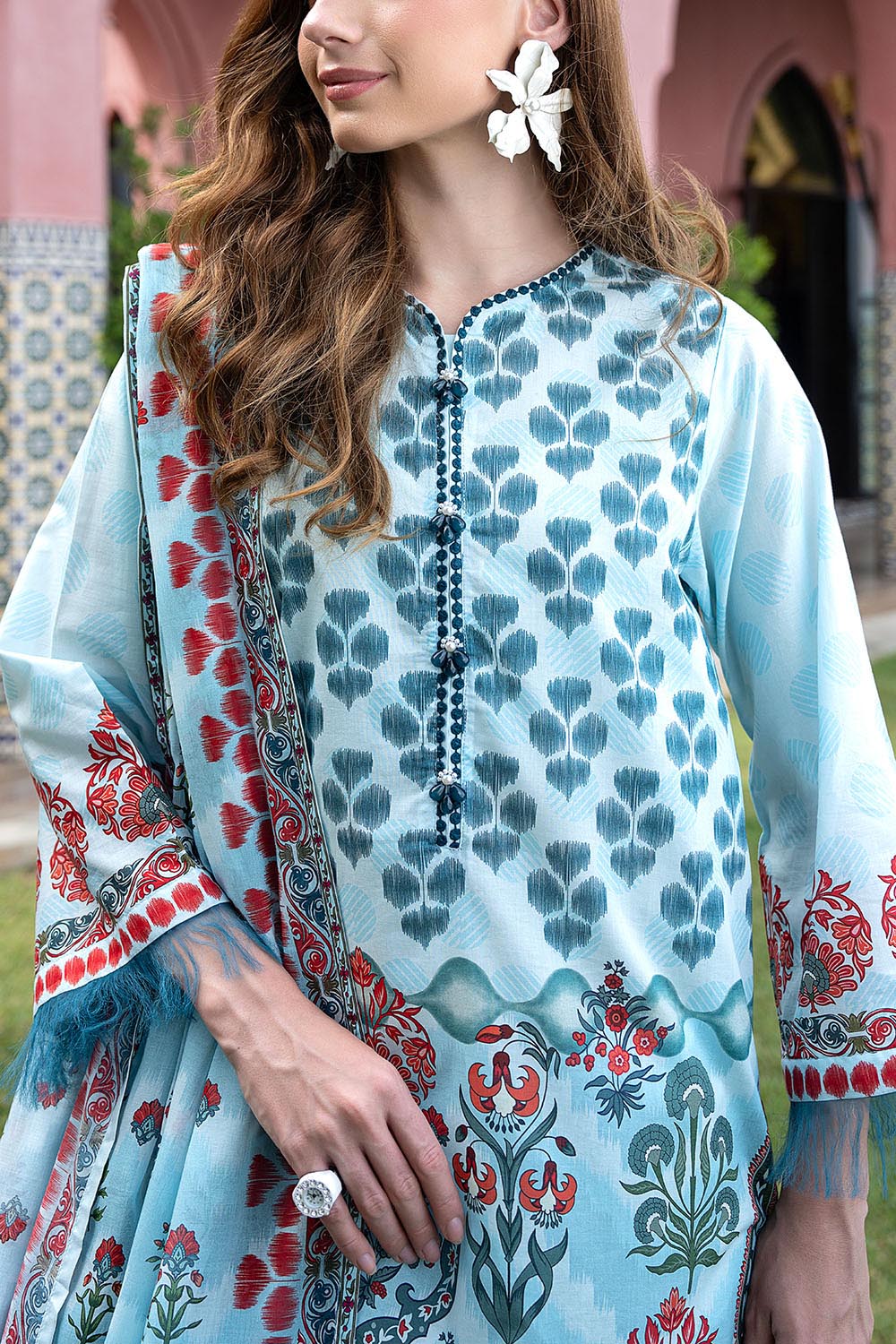 Gul Ahmed | Floral Blush 26' - Printed Lawn | CL-62080 B