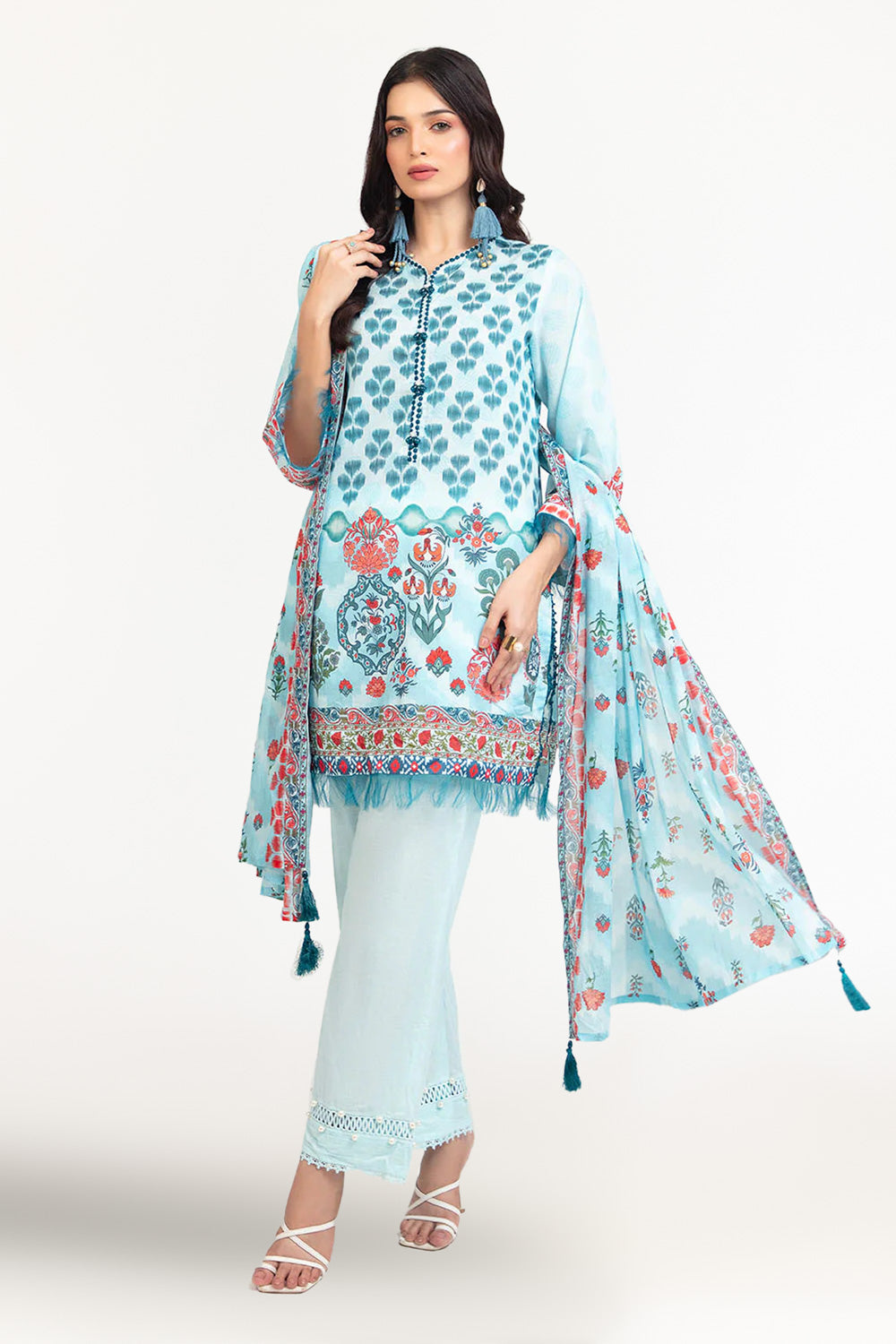 Gul Ahmed | Floral Blush 26' - Printed Lawn | CL-62080 B