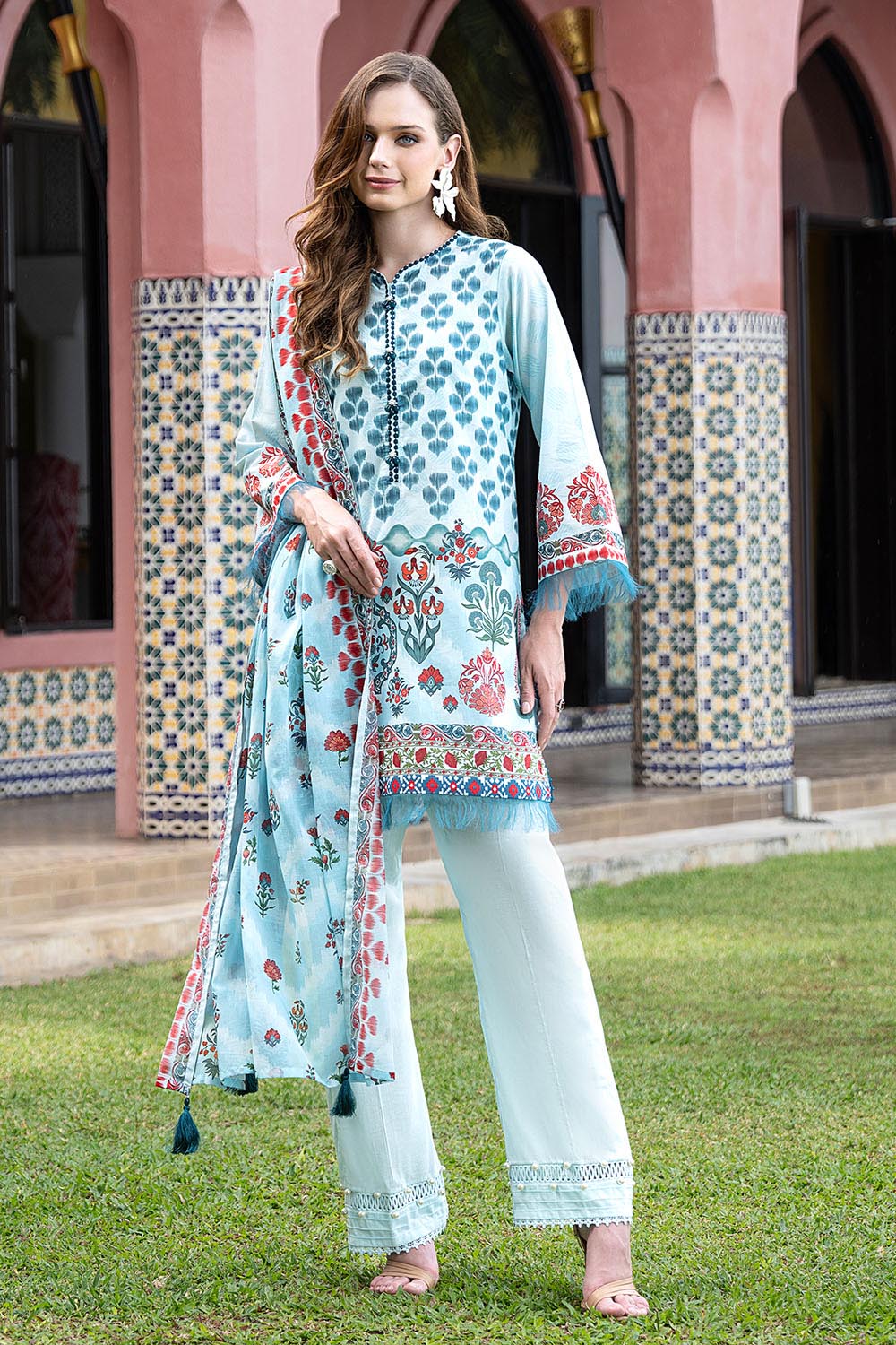 Gul Ahmed | Floral Blush 26' - Printed Lawn | CL-62080 B