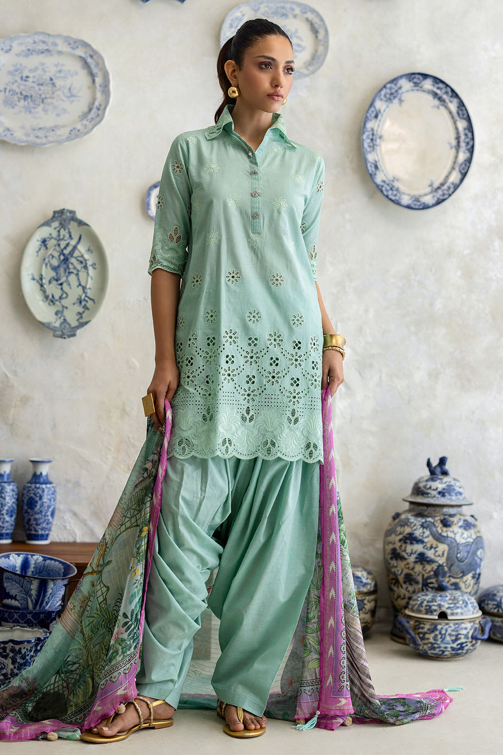Gul Ahmad | Summer Embroidered Lawn Suit | S-62013