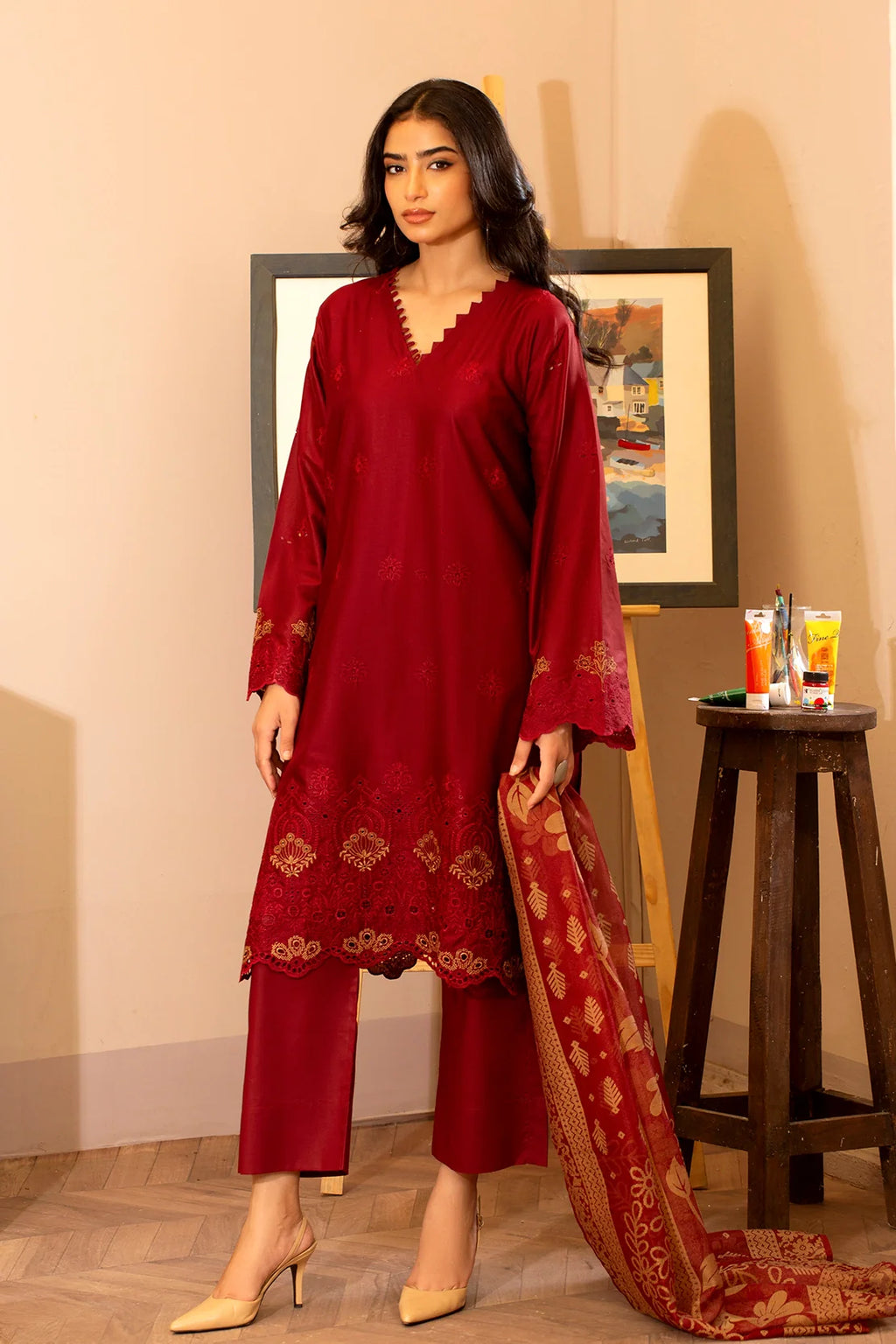 Rashid Textile | Rahi Embroidered Lawn | 3710