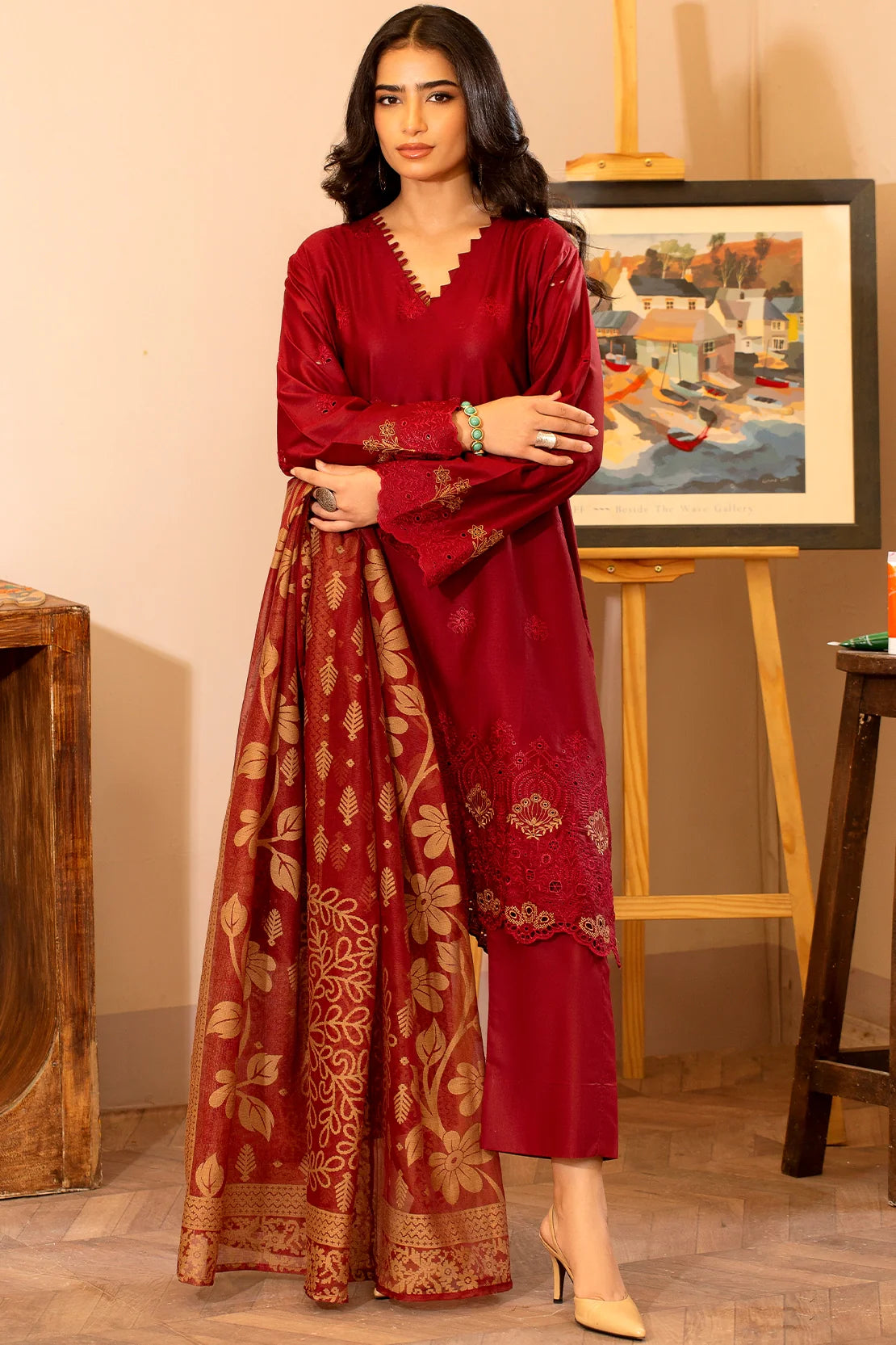 Rashid Textile | Rahi Embroidered Lawn | 3710