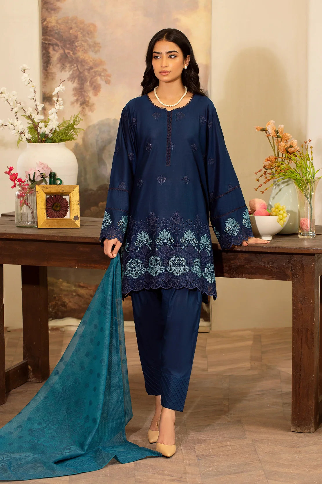 Rashid Textile | Rahi Embroidered Lawn | 3719