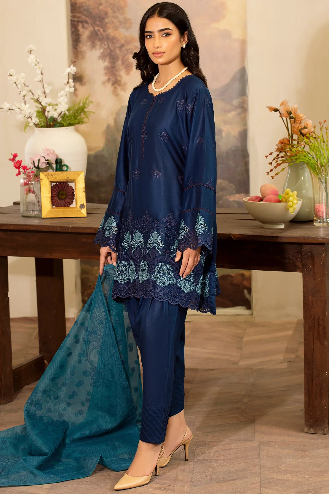 Rashid Textile | Rahi Embroidered Lawn | 3719