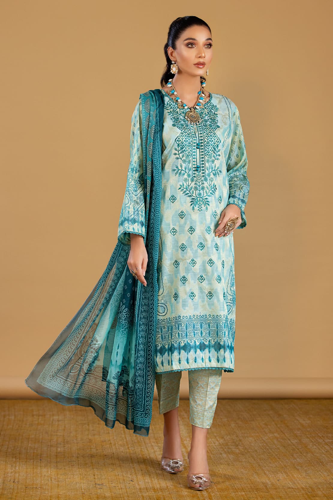 Rahi Embroidered Jacquard 7013