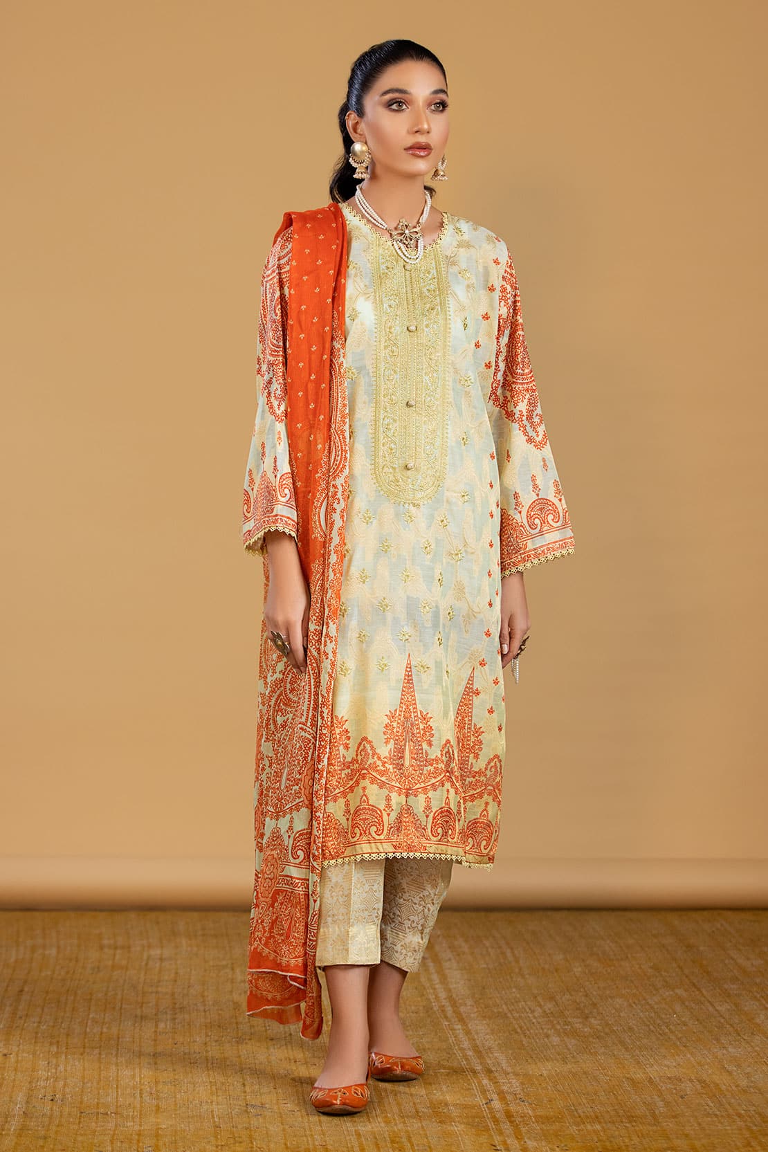 Rahi Embroidered Jacquard 7015