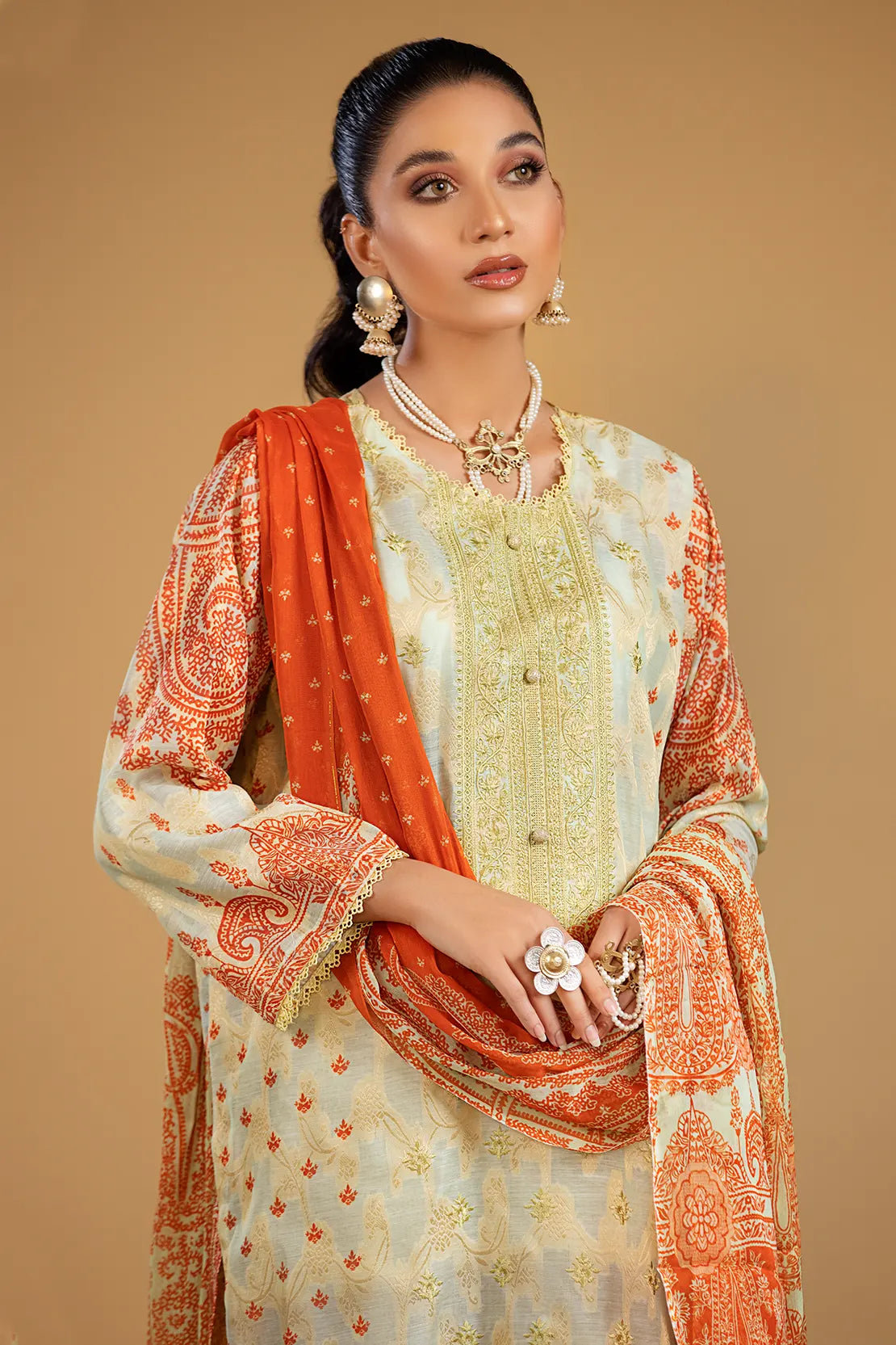 Rahi Embroidered Jacquard 7015