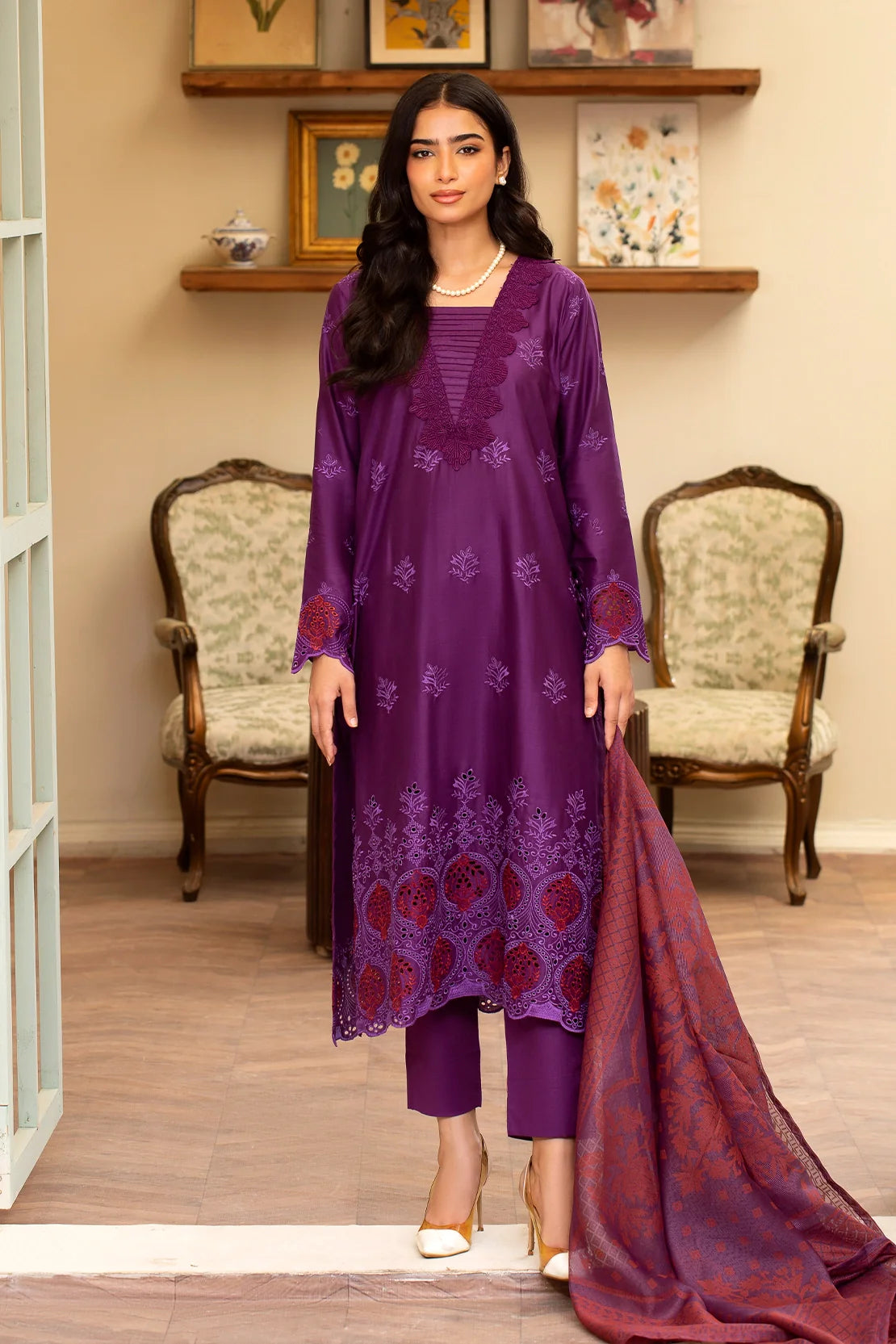 Rashid Textile | Rahi Embroidered Lawn | 3716
