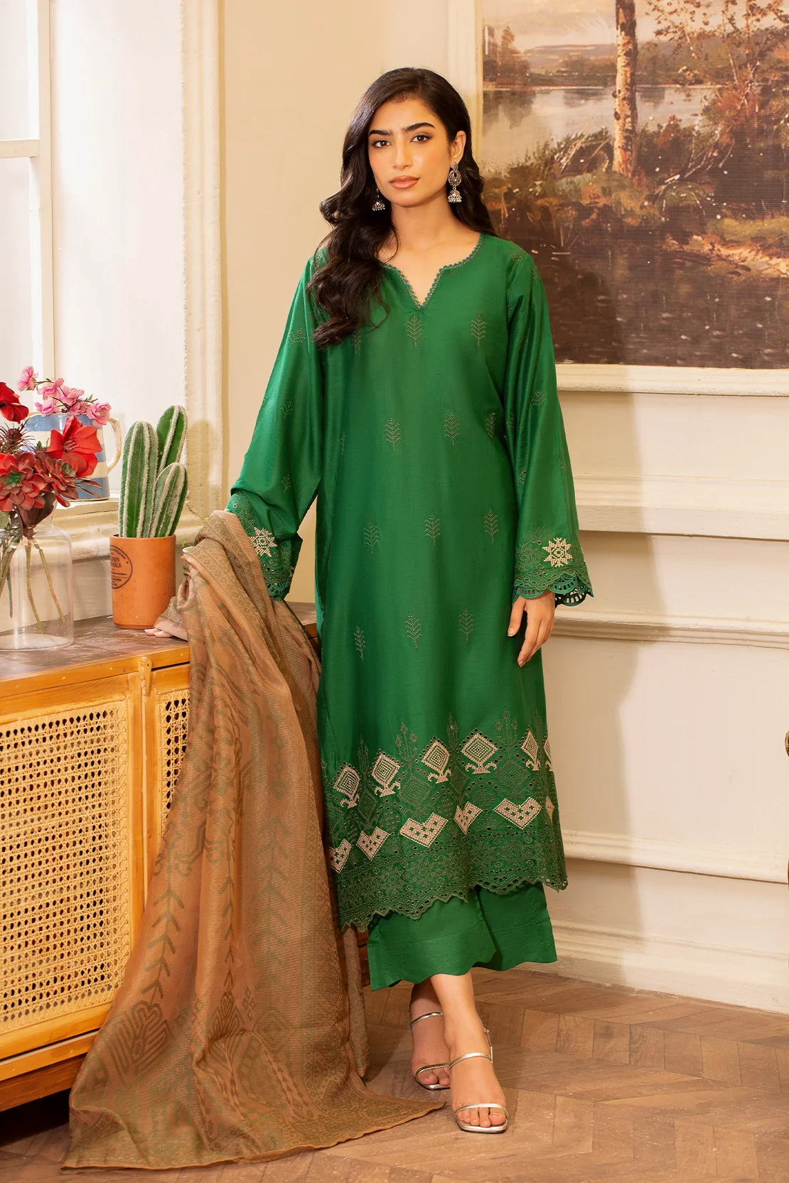 Rashid Textile | Rahi Embroidered Lawn | 3717