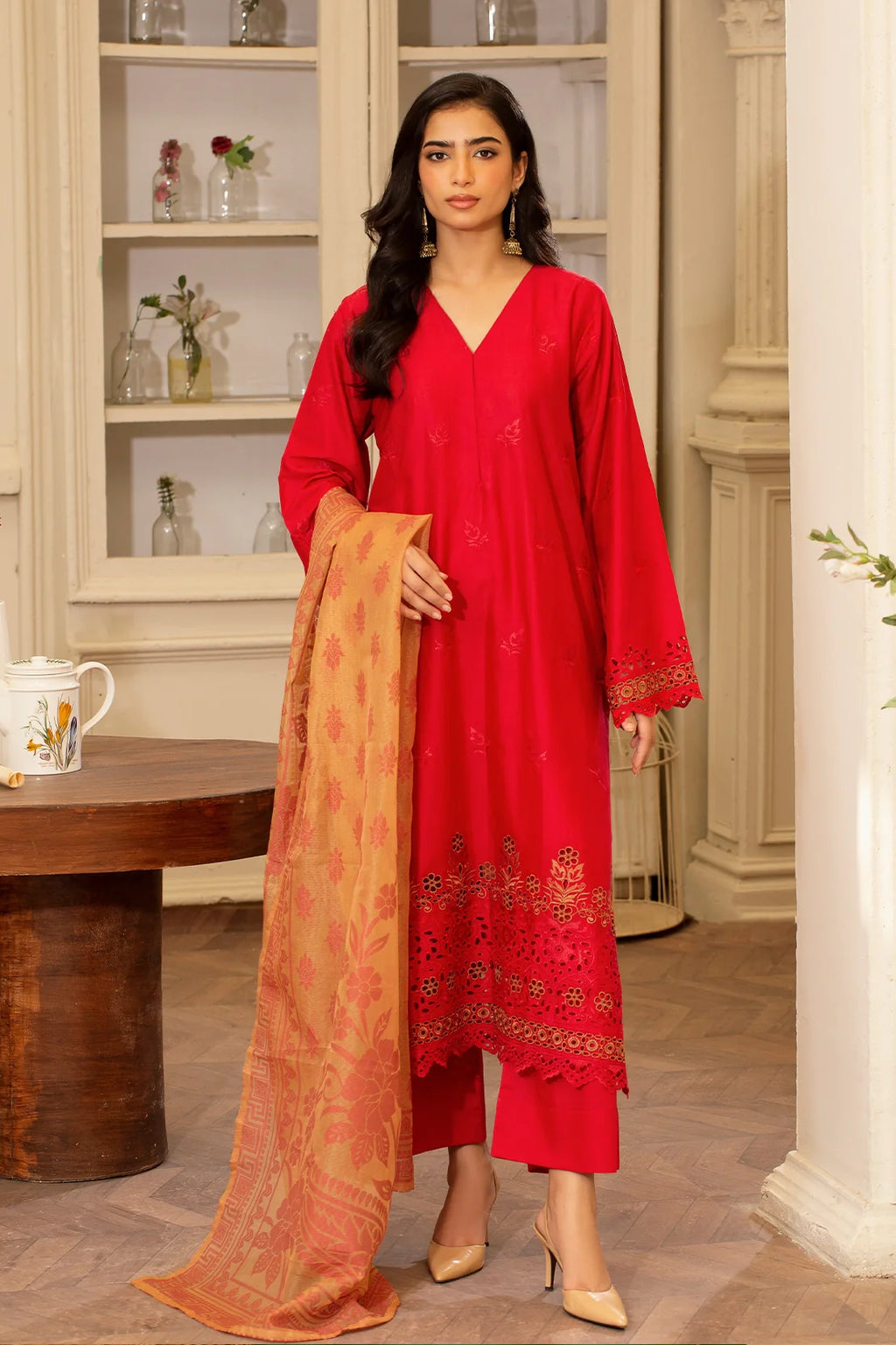 Rashid Textile | Rahi Embroidered Lawn | 3718