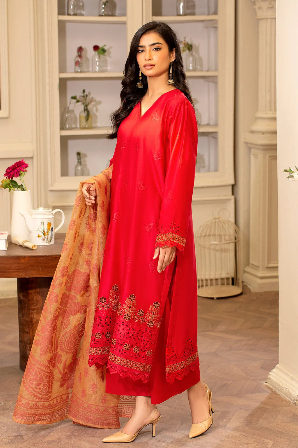 Rashid Textile | Rahi Embroidered Lawn | 3718